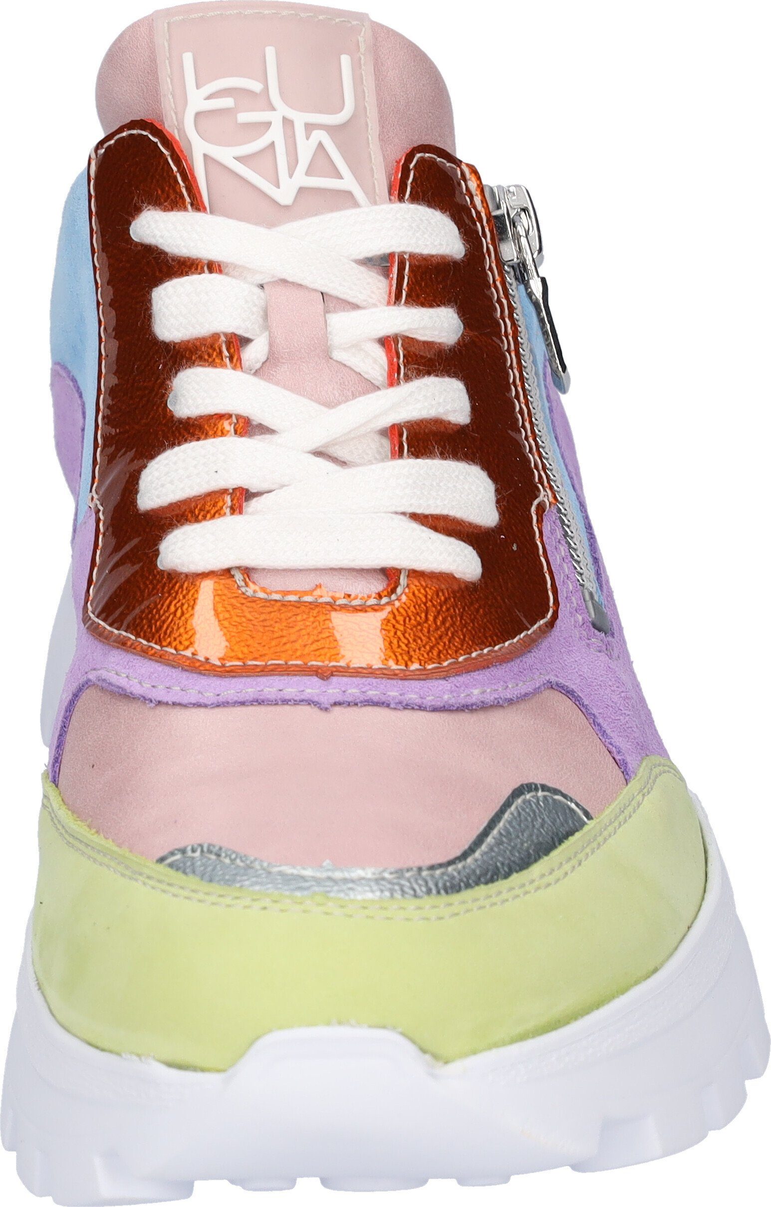 Waldläufer Sneakers met sleehak H-AJALA Profielzool, H-breedte, vrijetijdsschoen, lage schoen, veterschoen