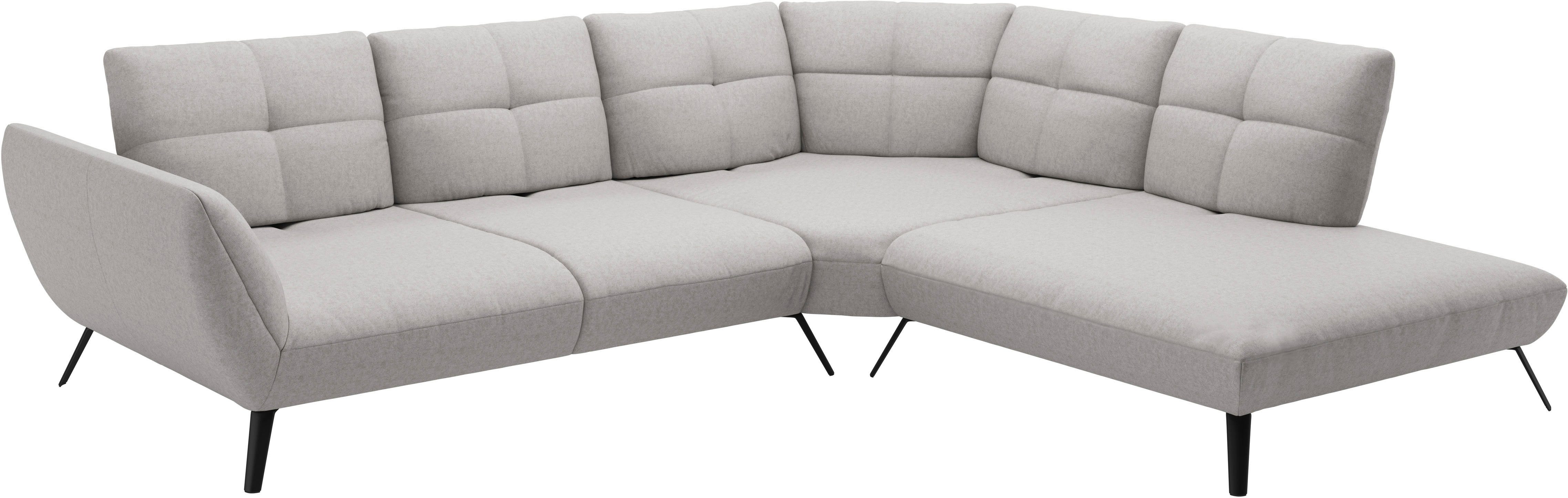 Places of Style Hoekbank Mikado L-vorm incl. zitdiepteverstelling en armleuningverstelling