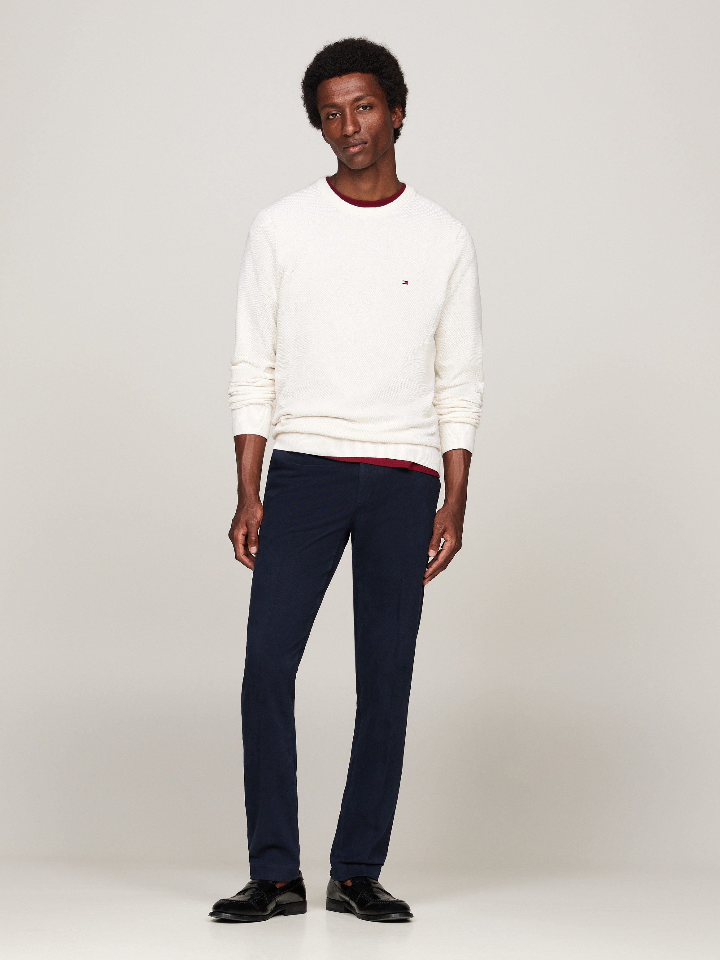 Tommy Hilfiger Trui met ronde hals ESSENTIAL STRUCTURE CREW NECK