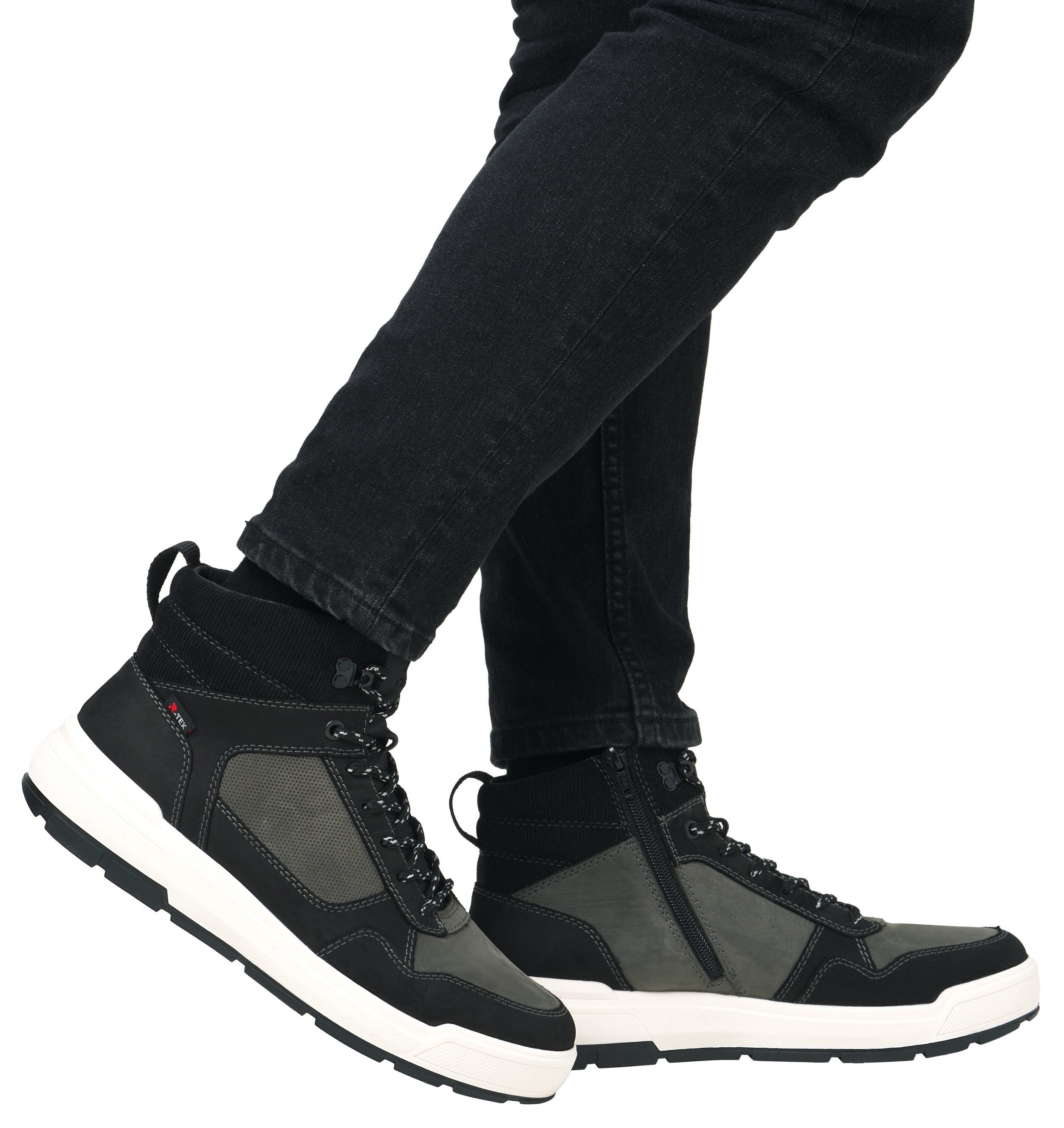 Rieker EVOLUTION Veterschoenen winterlaarzen, high-top sneaker, enkellaars met r-tex-membraan