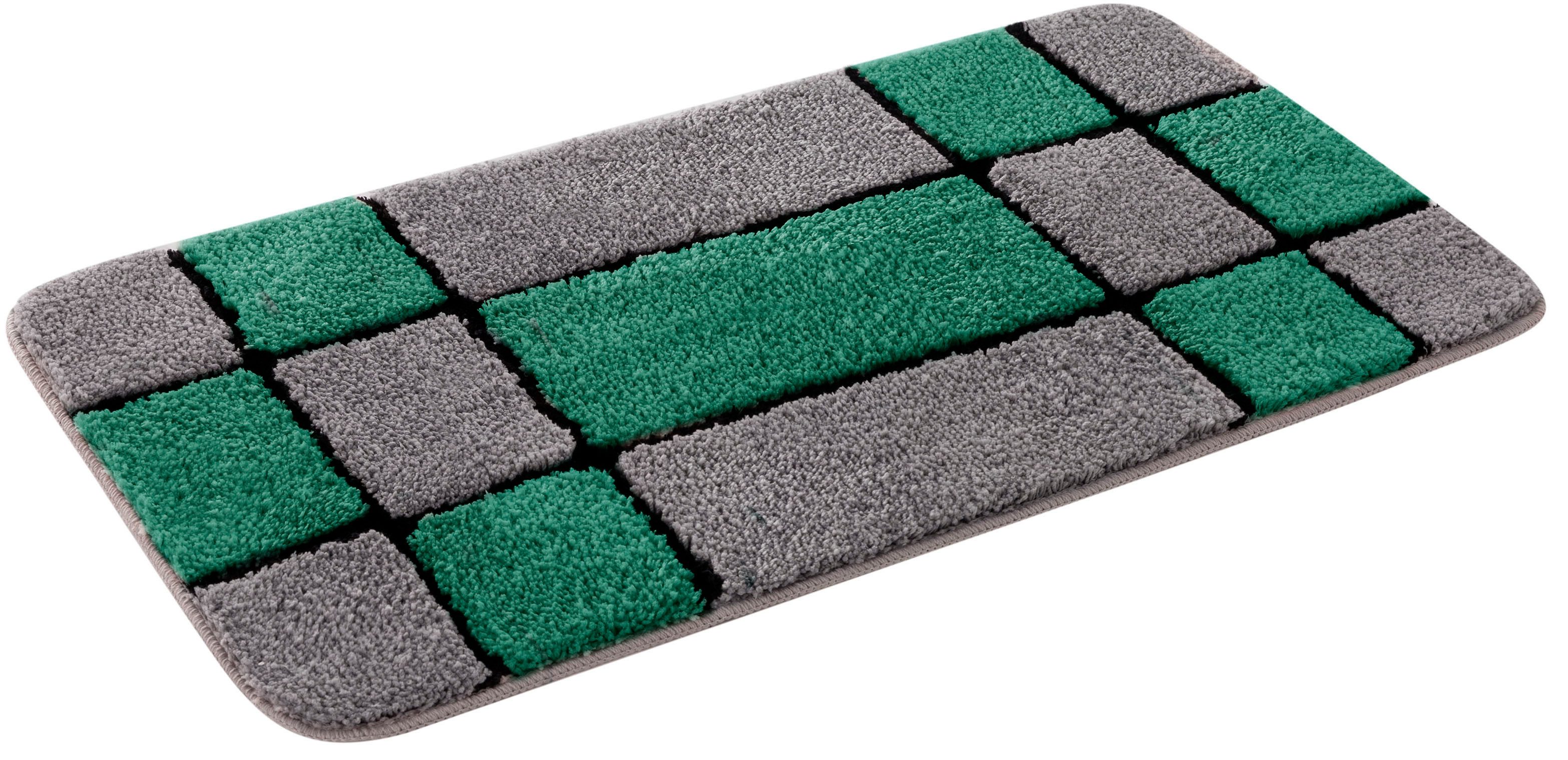 my home Badmat Melli Badkleed, met patroon, geruite badmat (1 stuk)