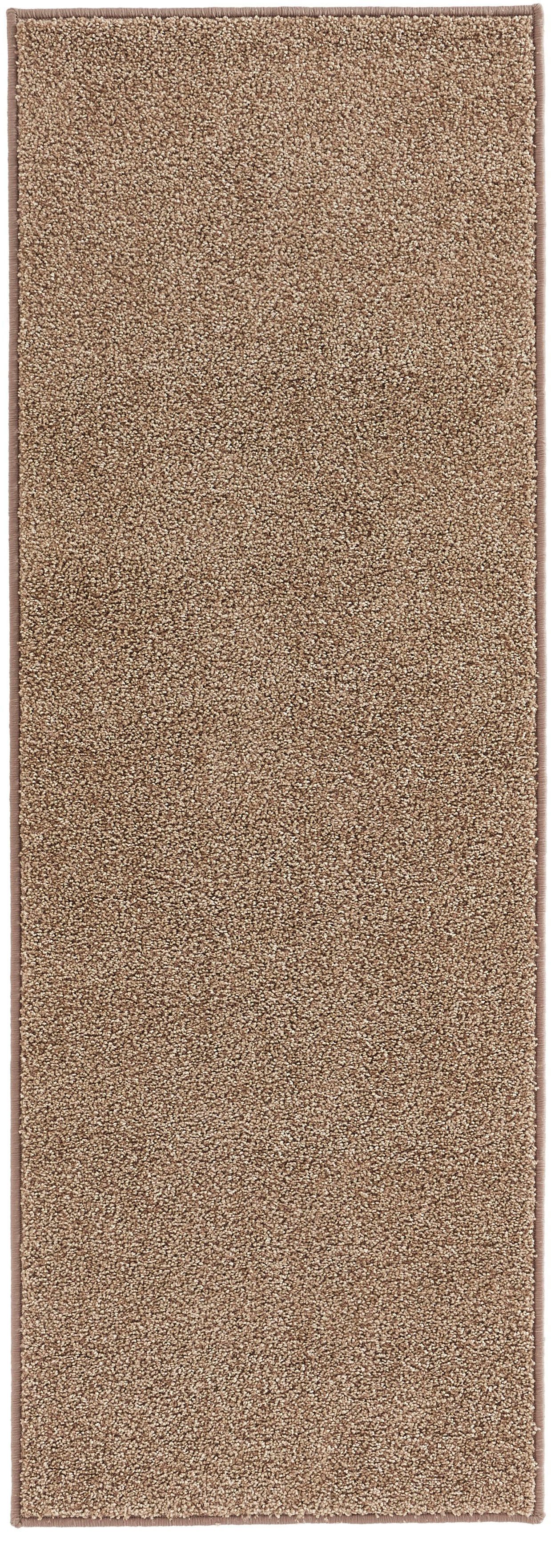 HANSE Home Vloerkleed Pure 100 korte pool Kortpolig, effen, omgezoomd, loper, woonkamer, kinderkamer, gang