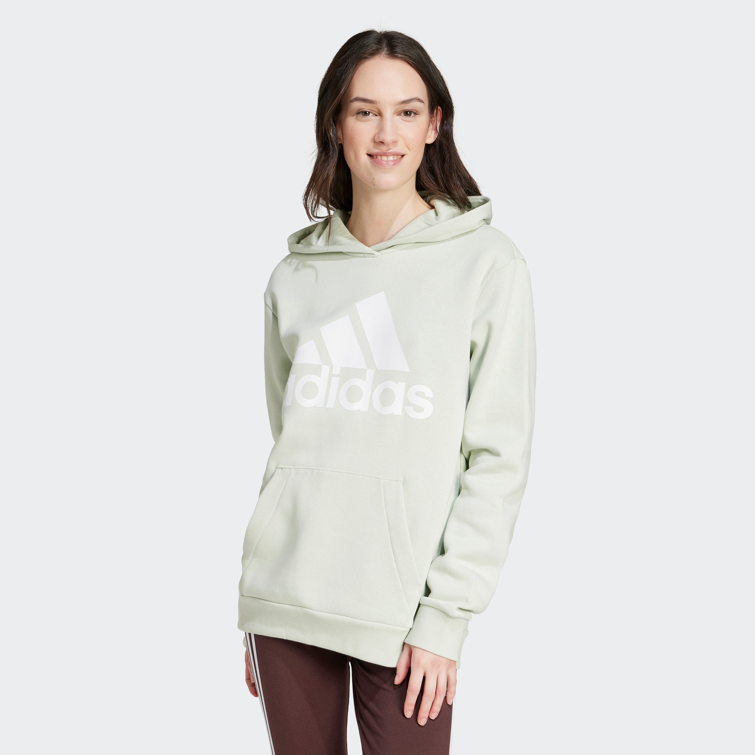 Adidas Essentials Logo Boyfriend Fleece Hoodie