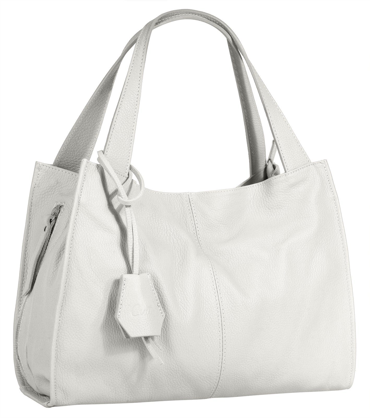Cluty Shopper echt leer, made in italy