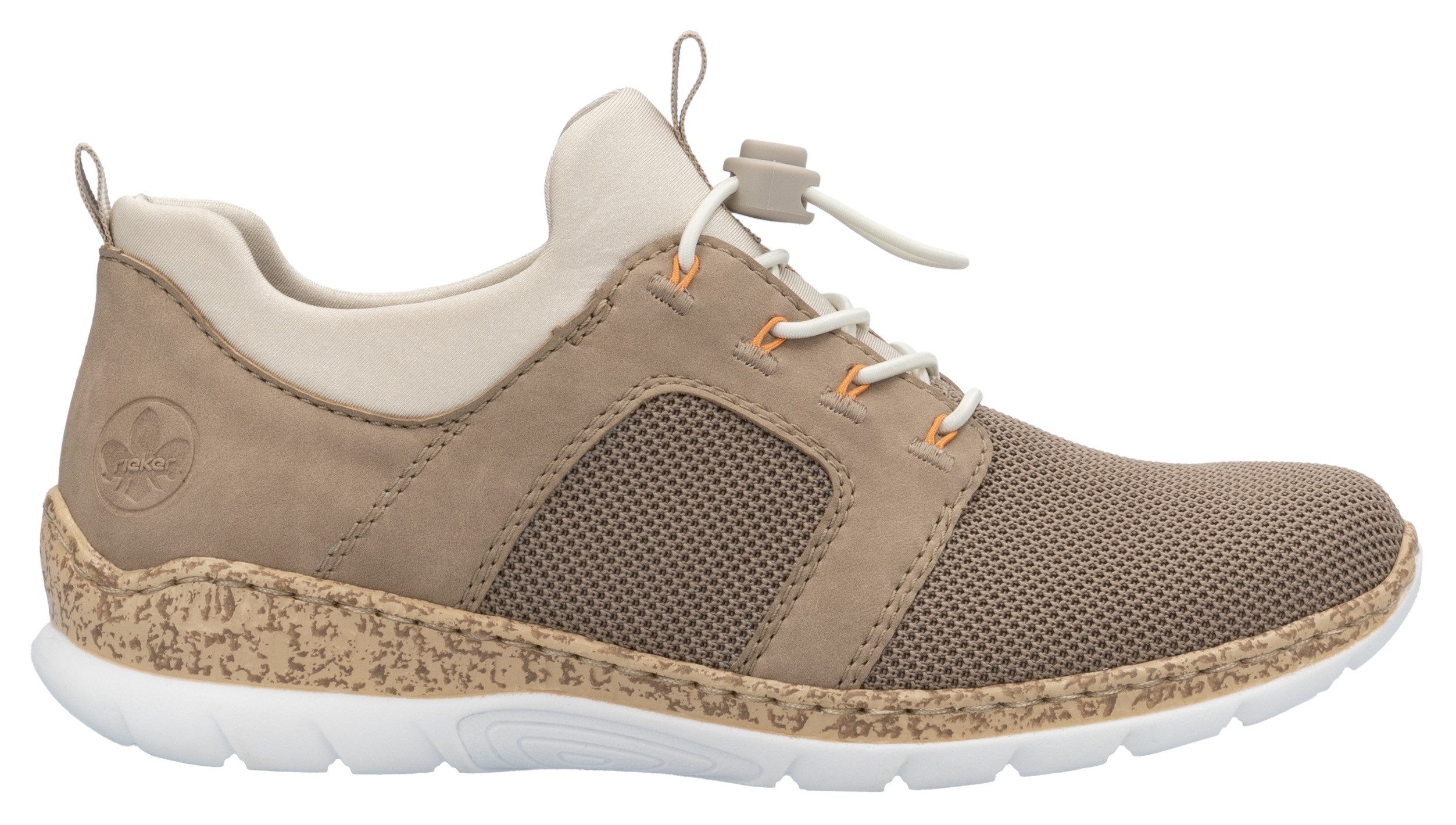 Rieker Slip-on sneakers , instapschoen, lage schoen, slipper, vrijetijdsschoen met elastische instap