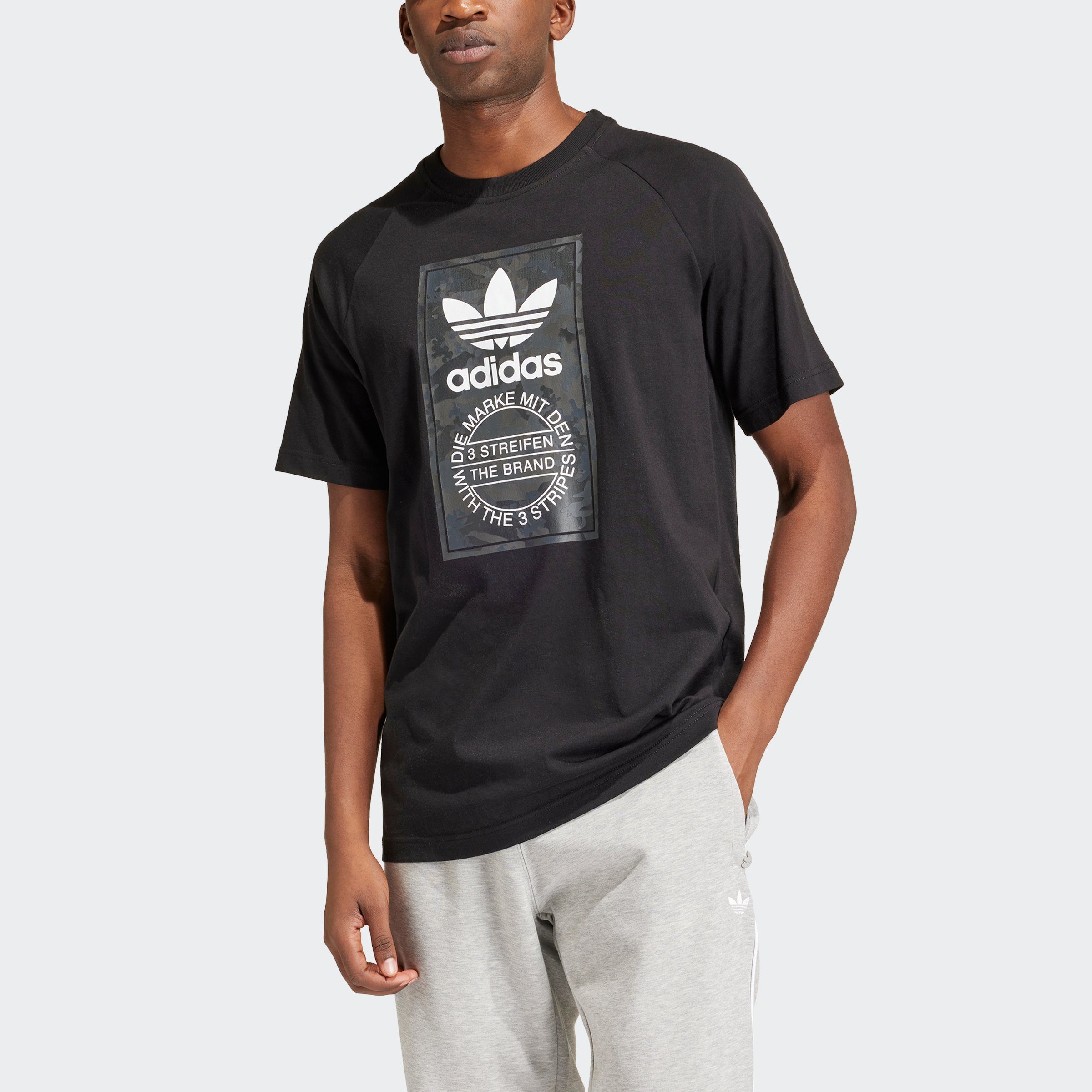 adidas Originals T-shirt CAMO TONGUE TEE
