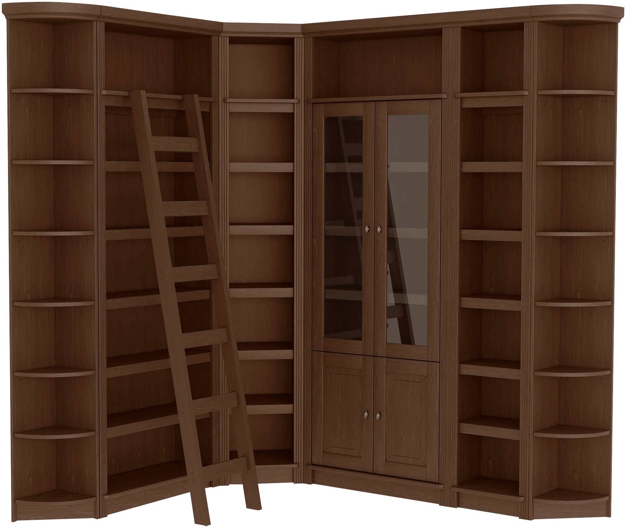 Home affaire Bibliotheek Soeren Van massief grenen (7-delig)