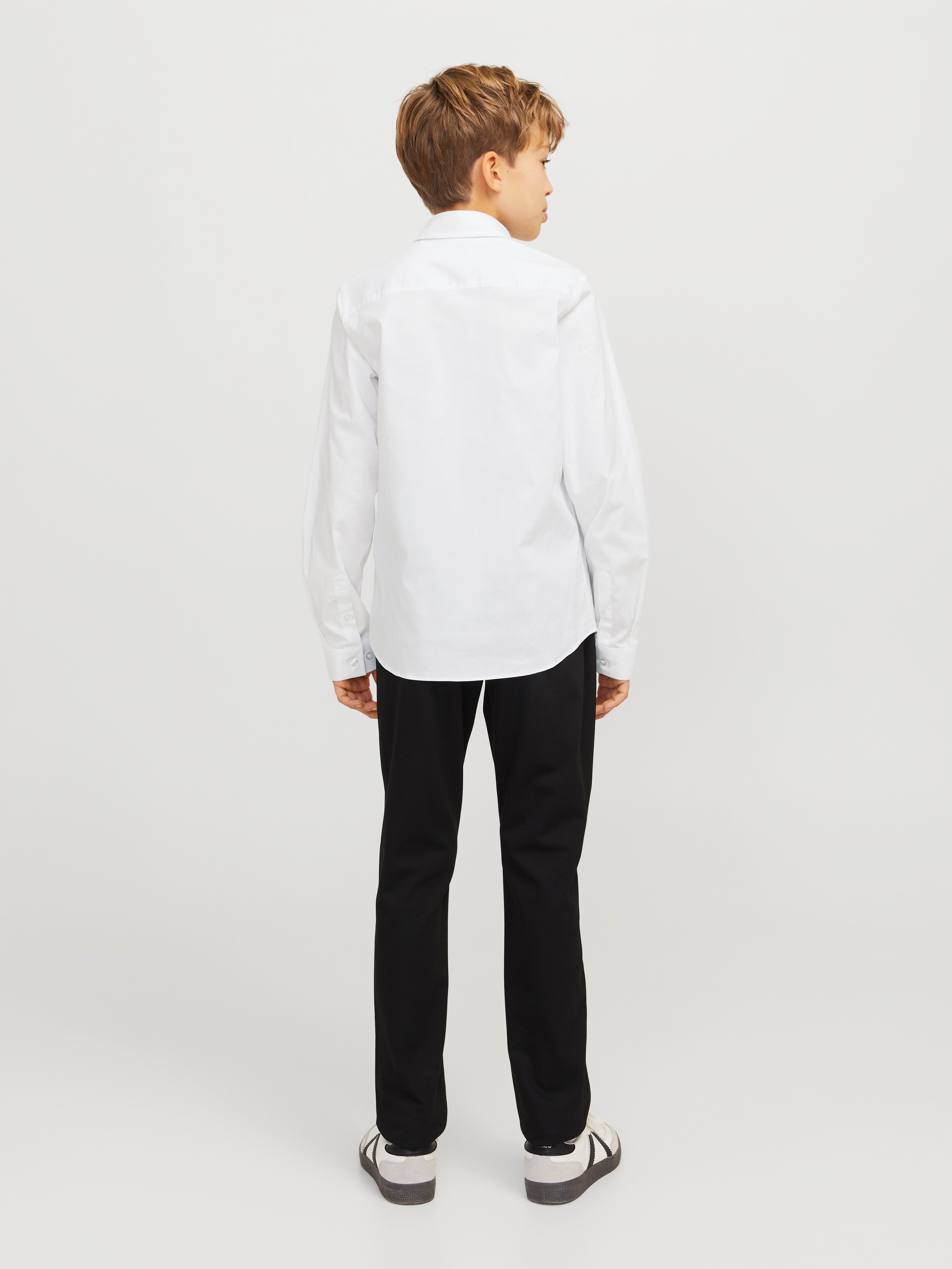 Jack & Jones Junior Overhemd met lange mouwen JJEAXEL STRETCH SHIRT LS NOOS JNR