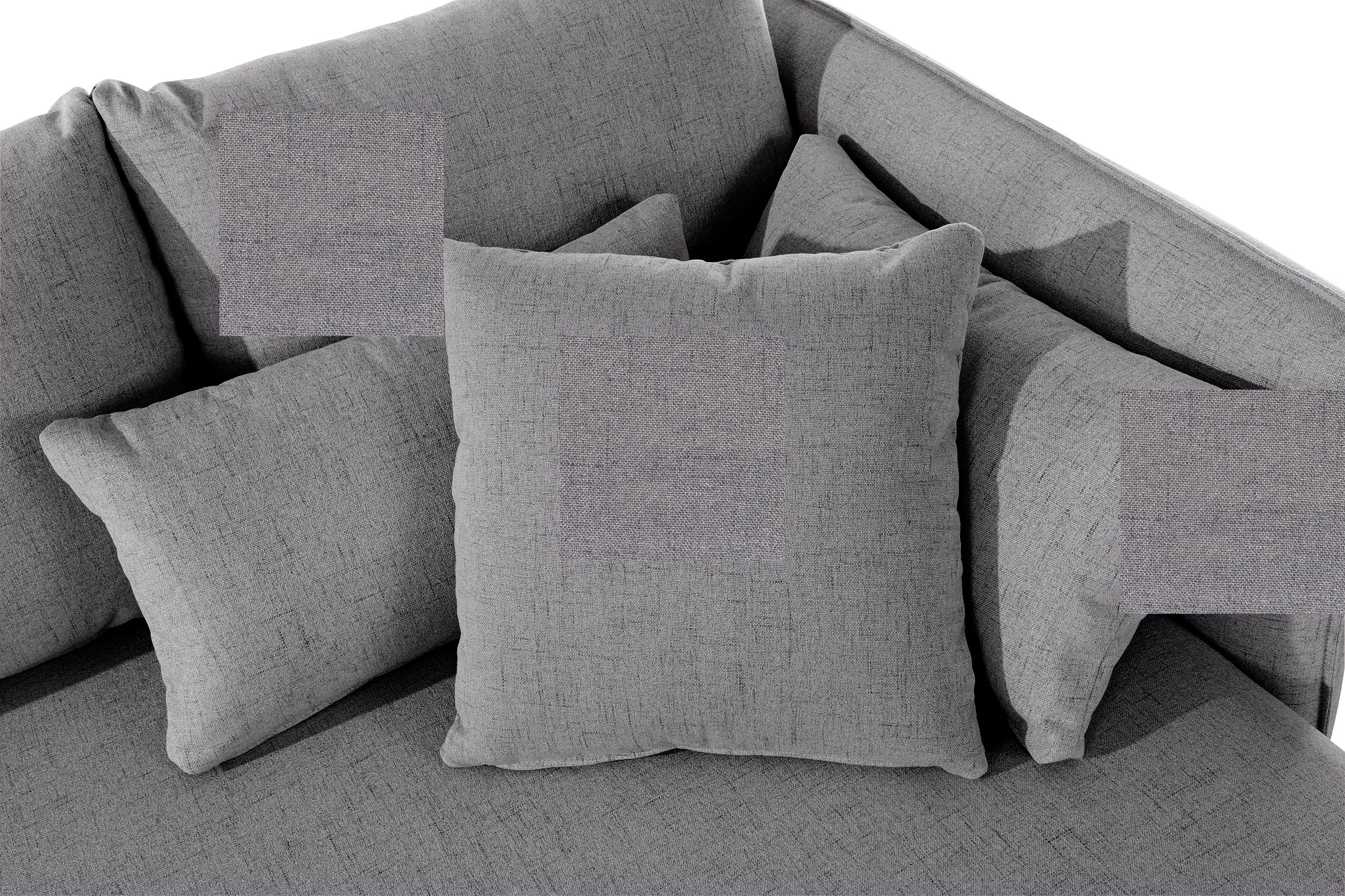 andas Ottomane Nöre korte lounge-module - zelf samenstellen, breedte 138 cm, diepte 128 cm