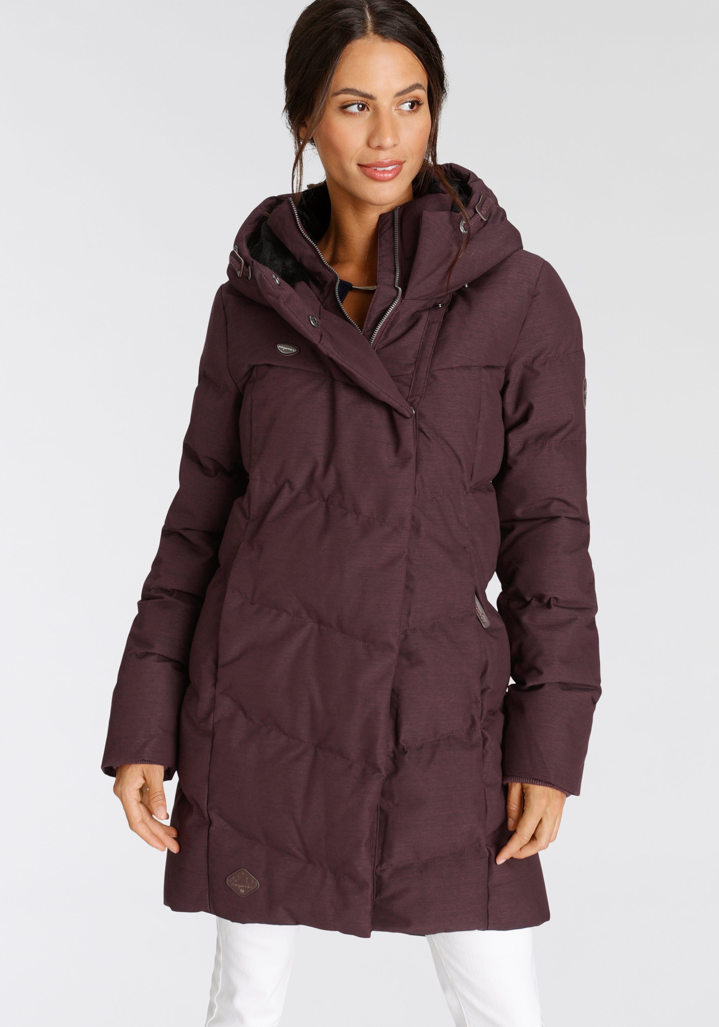 Ragwear Gewatteerde jas PAVLINNA O stijlvolle, gewatteerde winterparka met capuchon