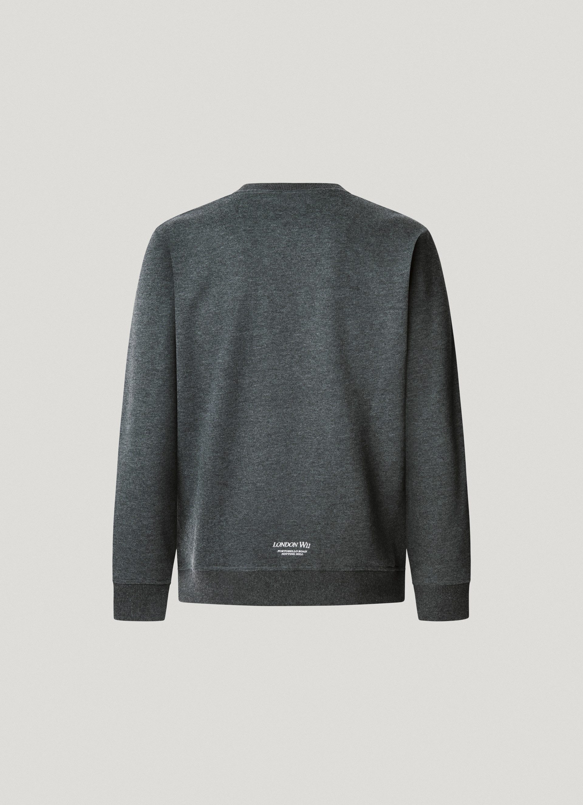 Pepe Jeans Sweatshirt DAMIAN CREW met tekstdetail op de rug