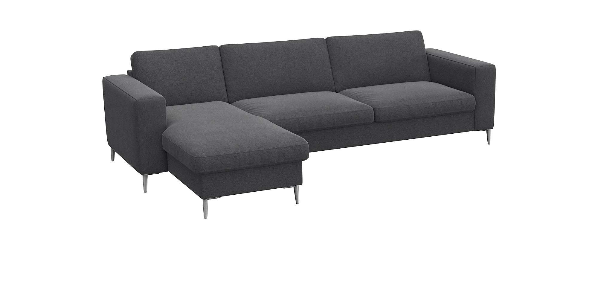 FLEXLUX Hoekbank Fiore, super zitcomfort door koudschuim in de zitting, L-vorm