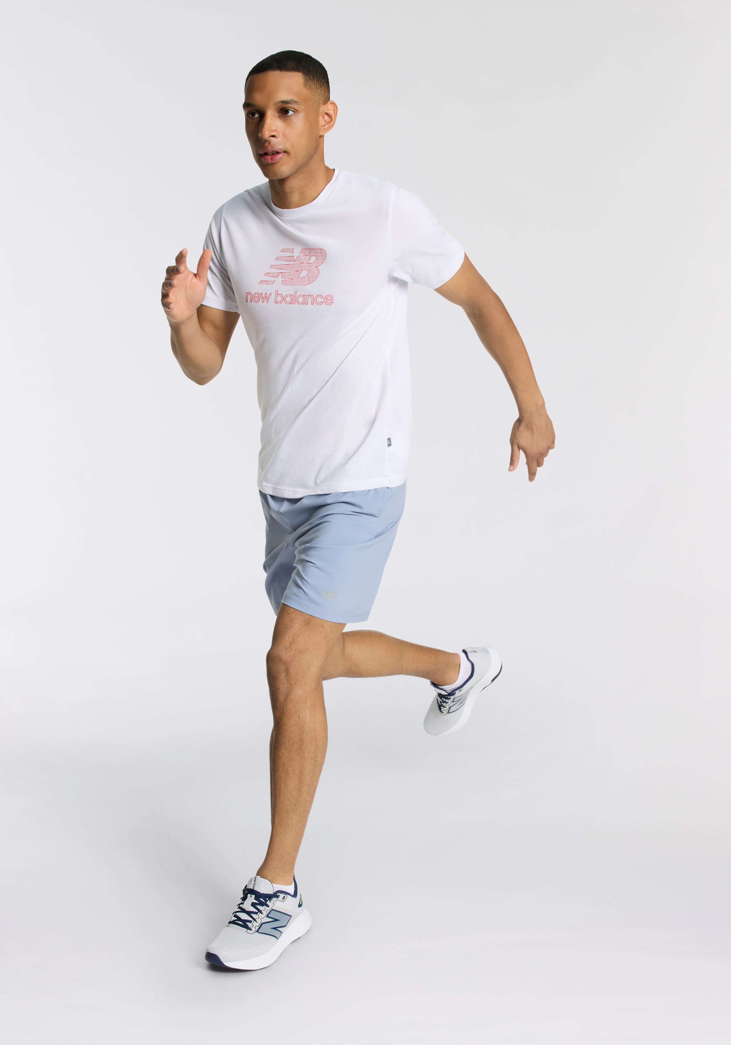 New Balance Runningshirt HEATHERTECH LOGO T-SHIRT