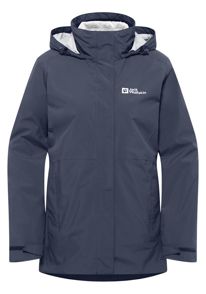 Jack Wolfskin Functioneel 3-in-1-jack ROTWAND 3IN1 JKT W