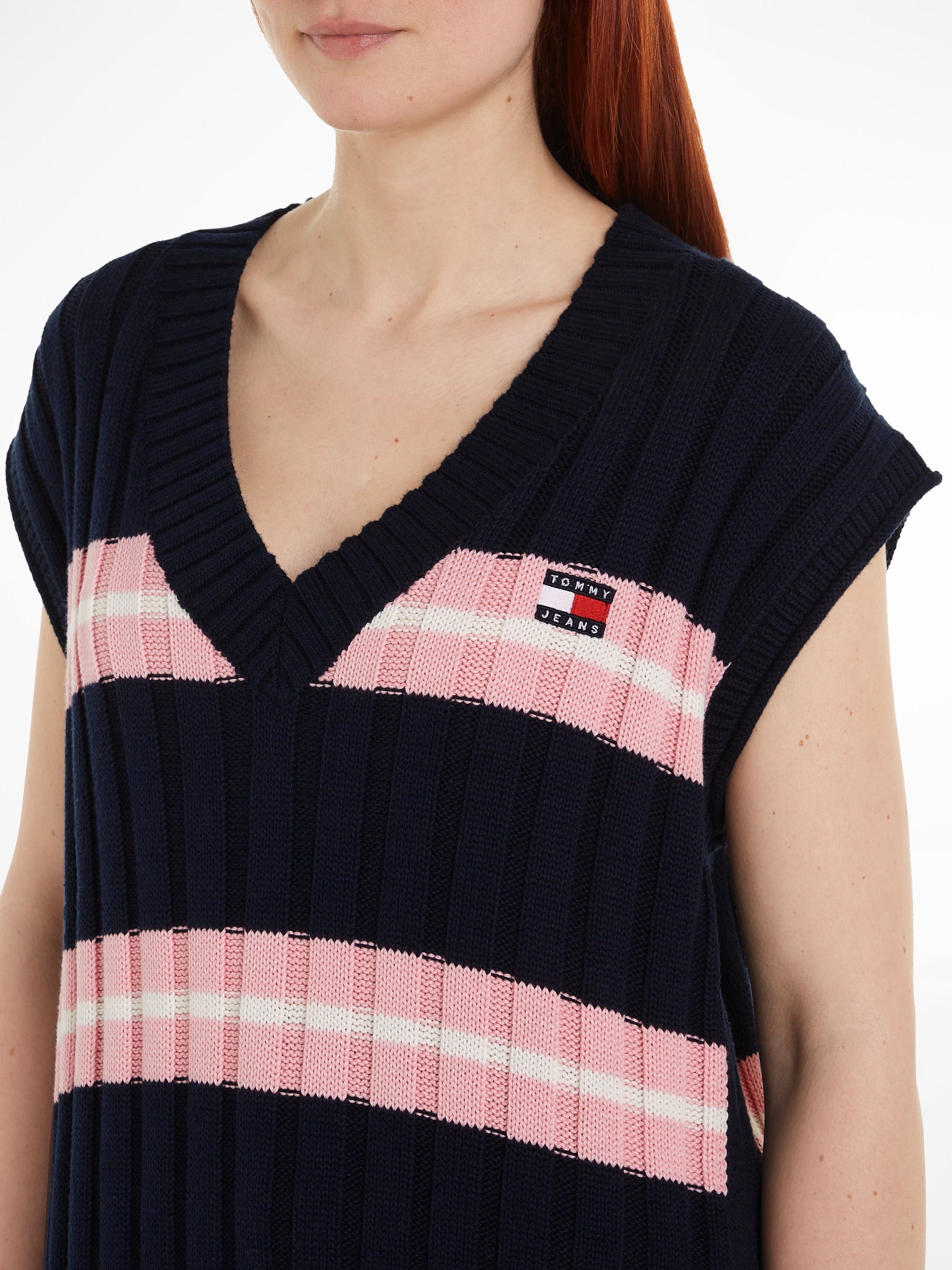 TOMMY JEANS Trui met V-hals TJW STRIPE V-NECK VEST