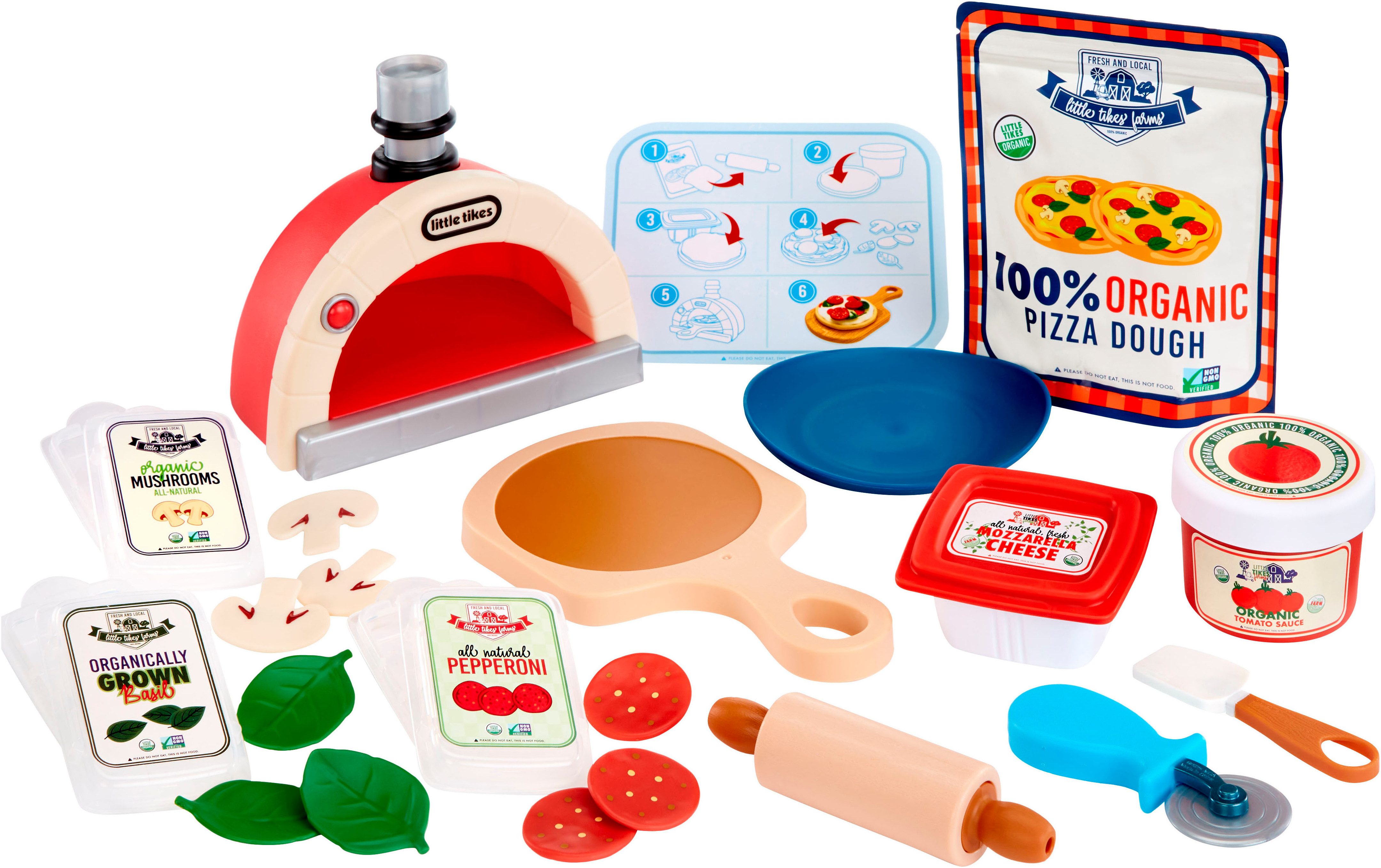Little Tikes® Speelgoed-levensmiddelen Creative Chefs Pizza Kit (18-delig)