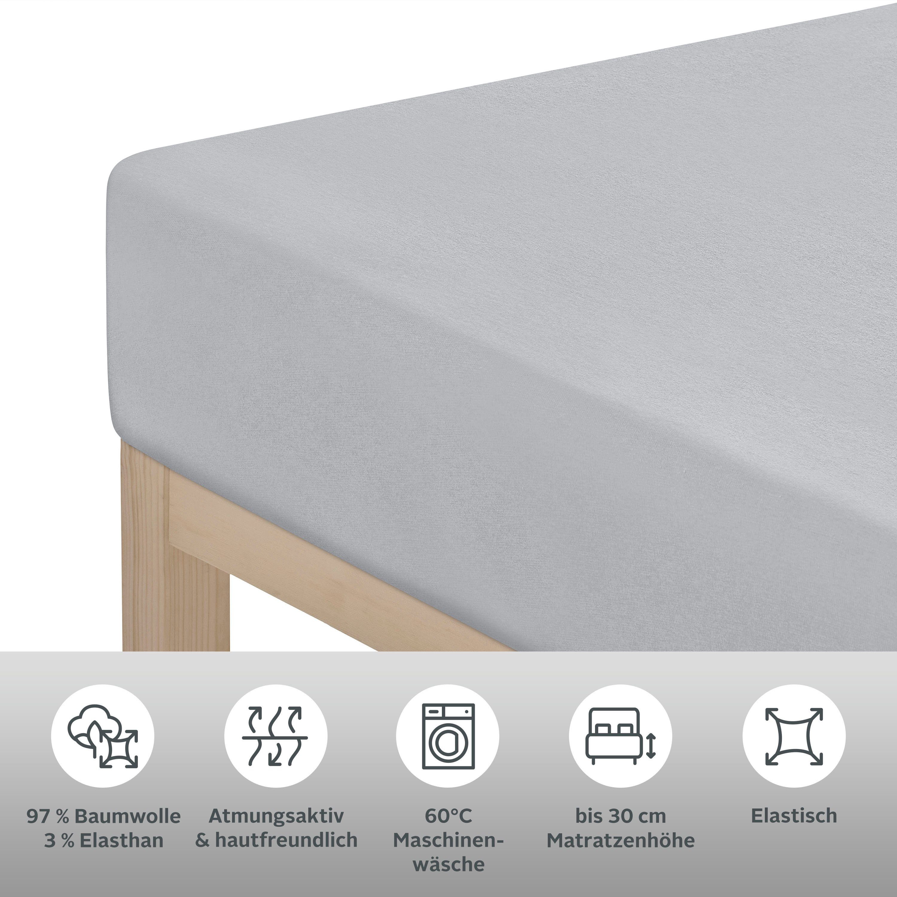 Guido Maria Kretschmer Home&Living Hoeslaken Mila in mt. 90x200, 140x200 of 180x200 cm Katoen, matrassen tot 30 cm hoogte, laken, hoeslaken, laken (1 stuk)