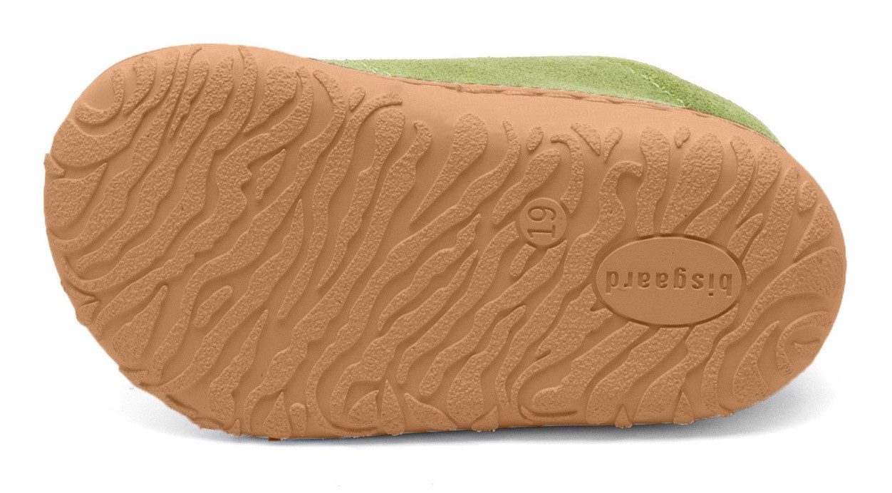 Bisgaard Babyschoentjes Barefoot hale l Breedte: normaal , veterschoen, blote voeten schoen met lwg leer, maat sjabloon te downloaden