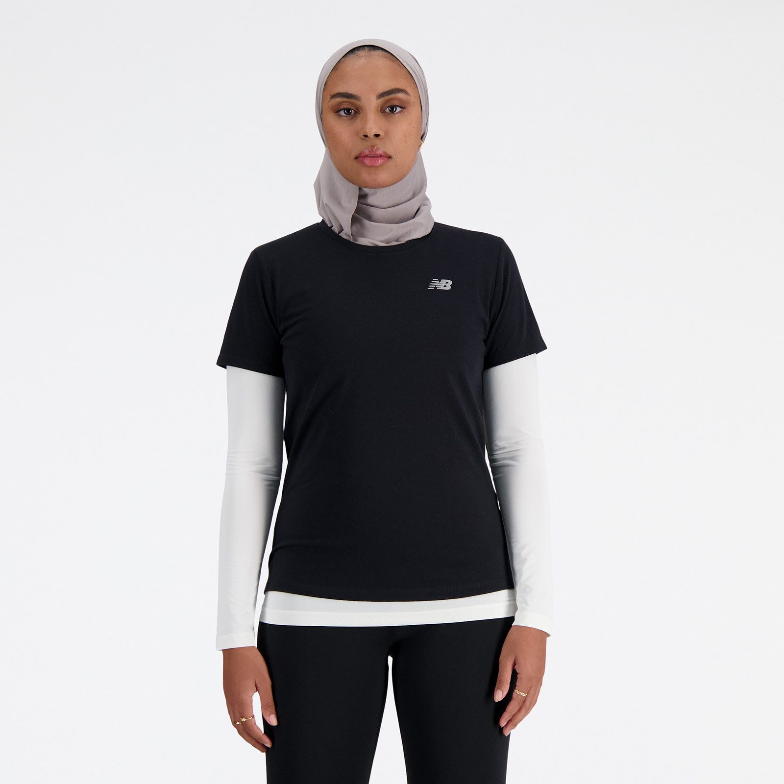 New Balance Runningshirt met merk