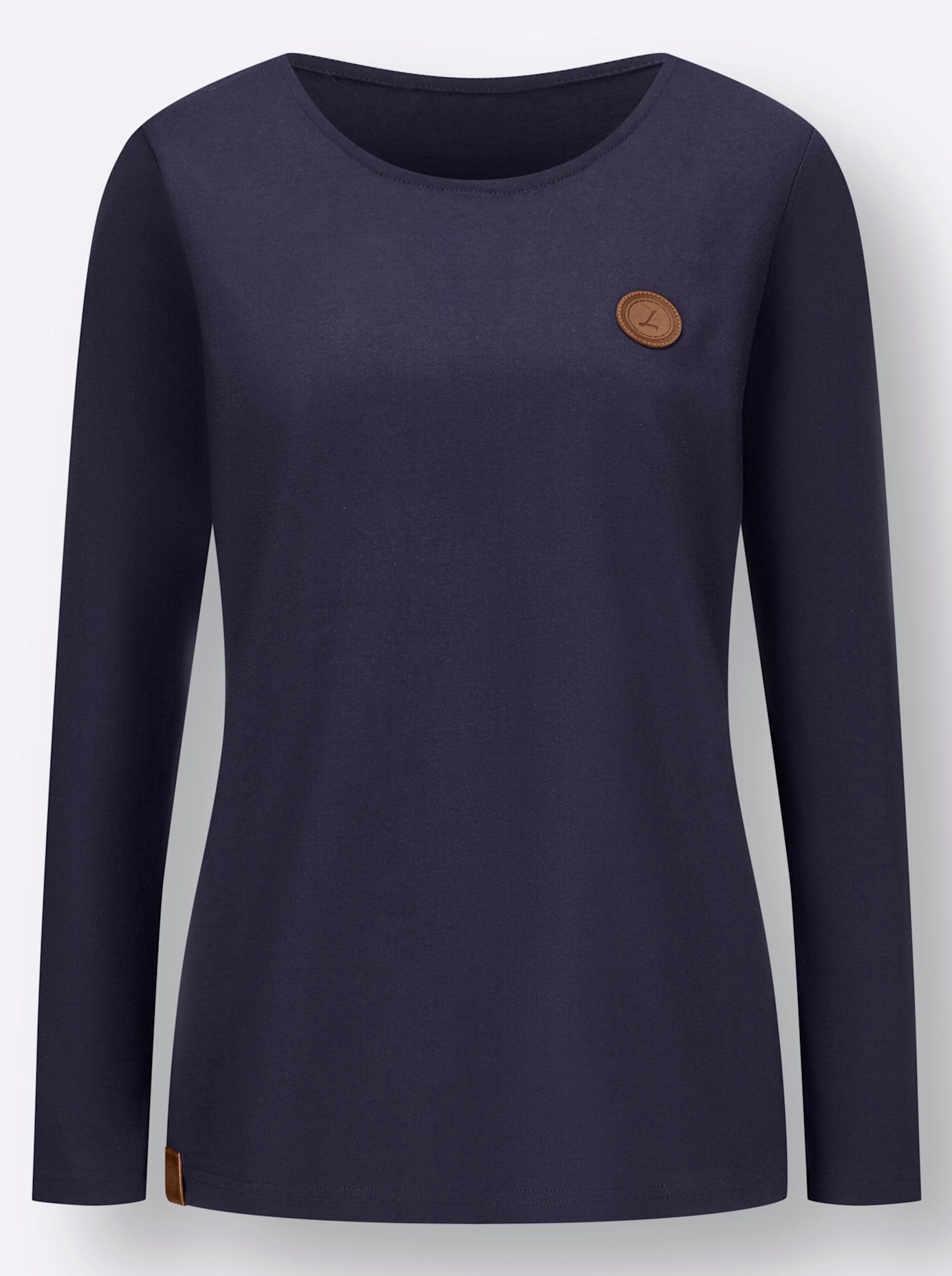 Casual Looks Shirt met ronde hals Shirt (1-delig)