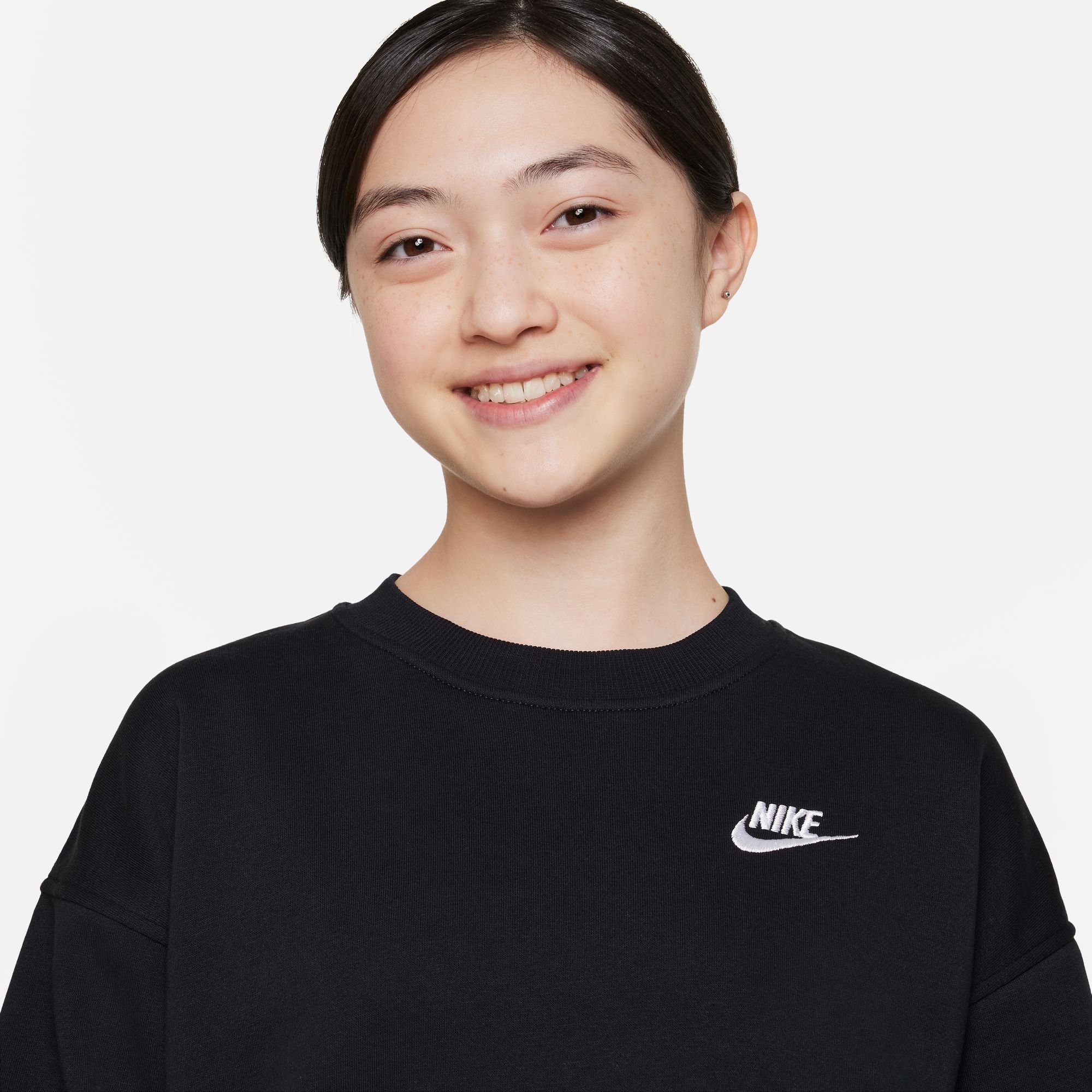 Nike Sportswear Sweatshirt CLUB FLEECE BIG KIDS' (GIRLS') OVERSIZED SWEATSHIRT