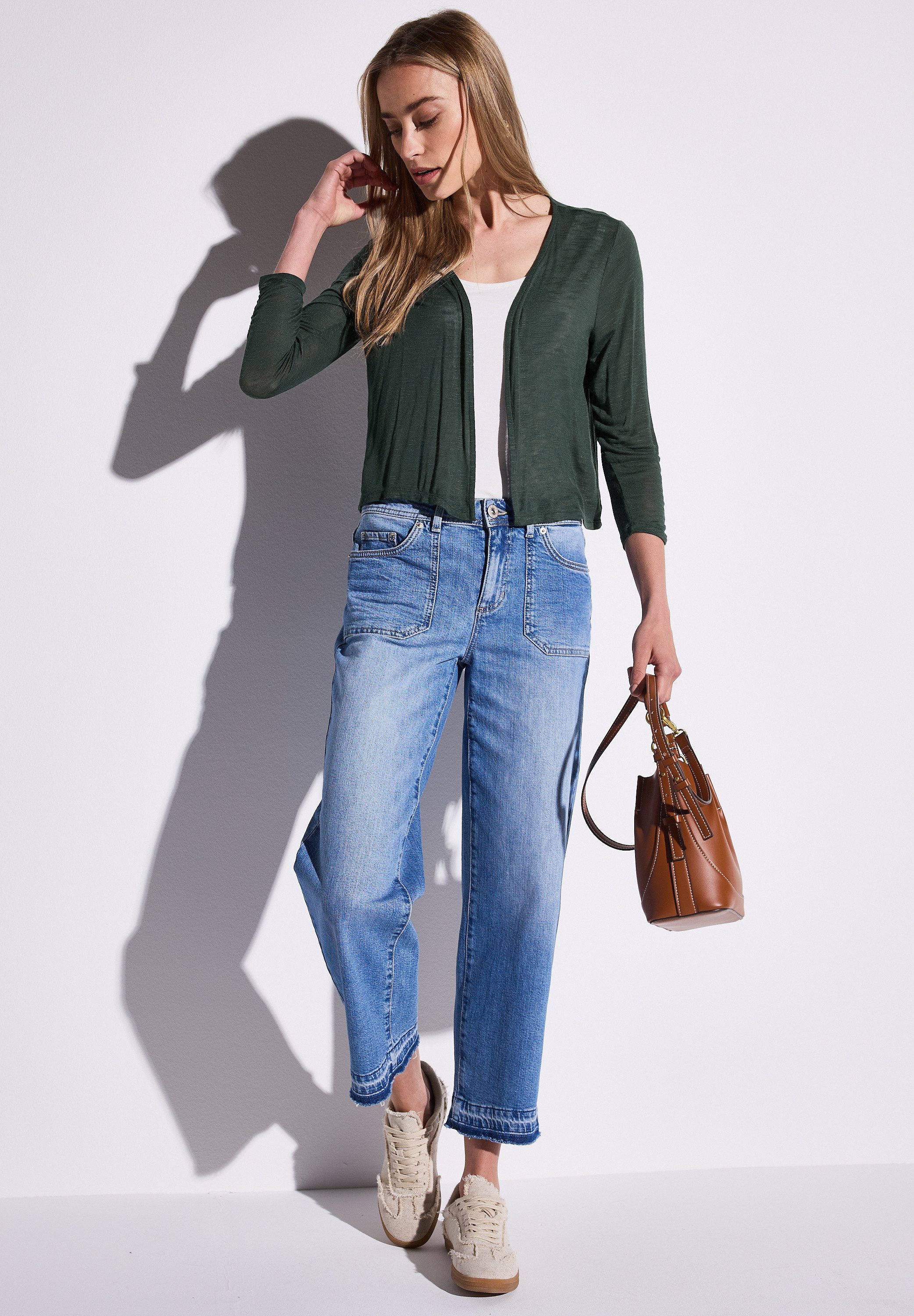 STREET ONE Shirtjasje Style Suse met stretchaandeel
