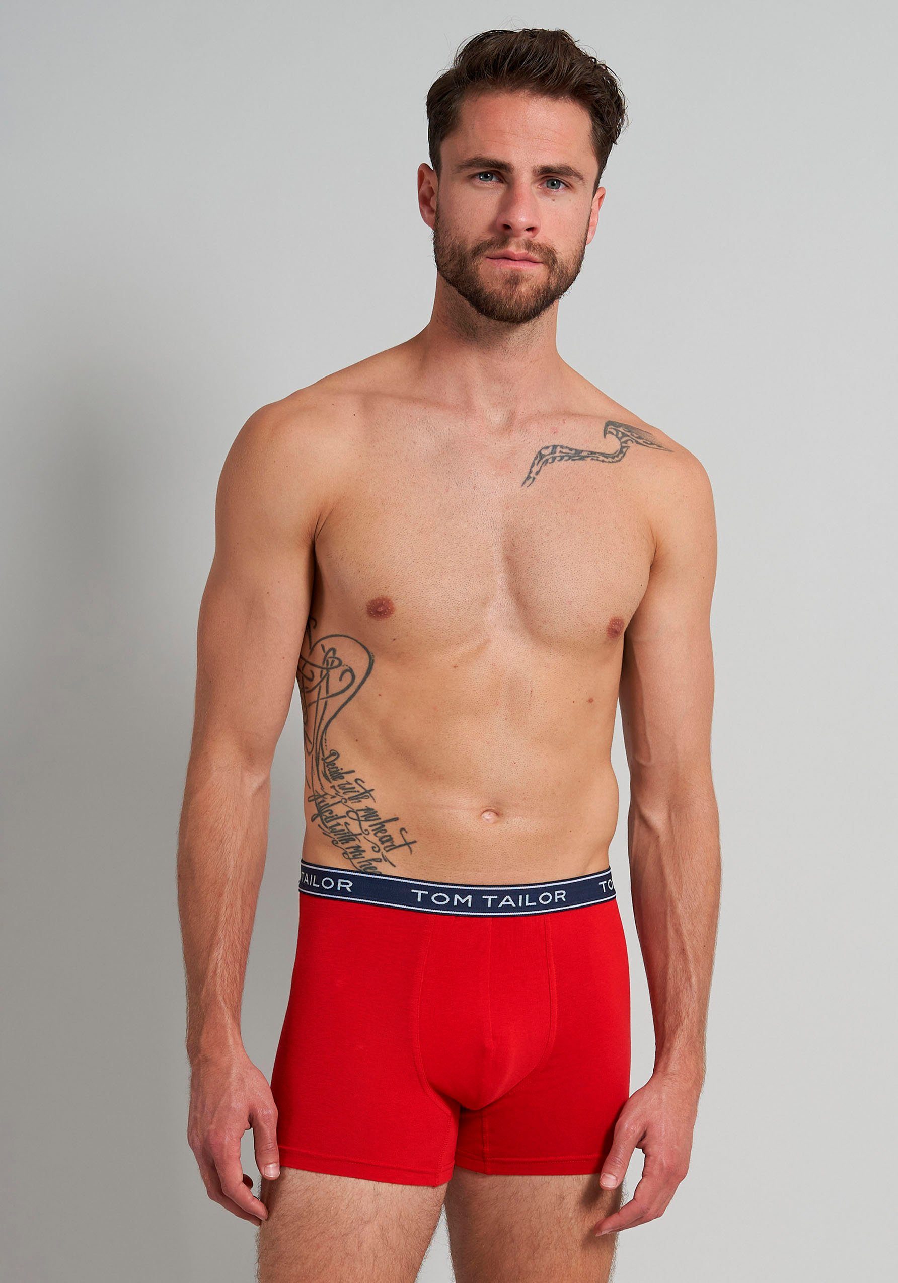 Tom Tailor Boxershort Buffer met perfecte pasvorm voor elke dag (3 stuks)