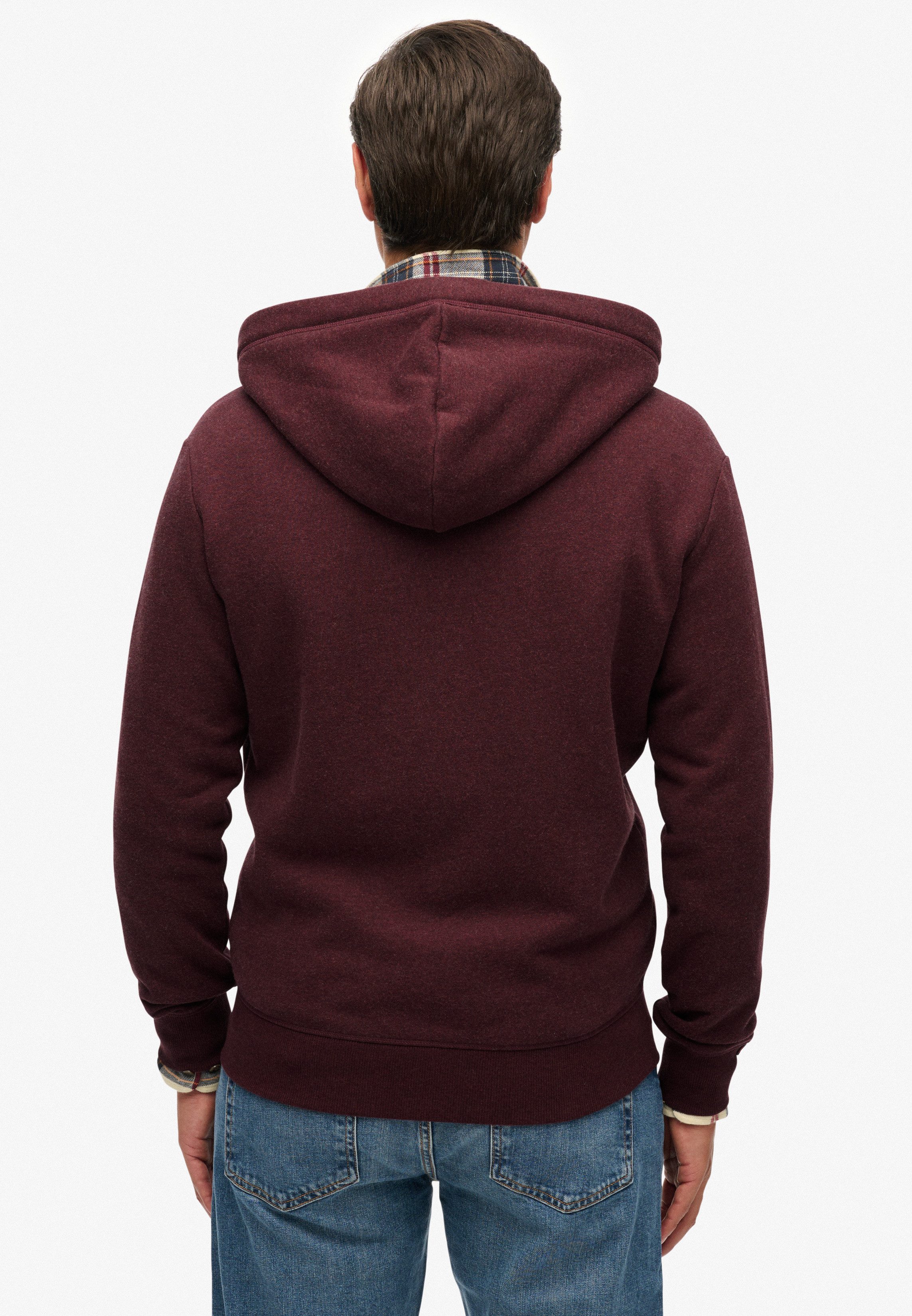 Superdry Capuchonsweatvest ESSENTIAL LOGO ZIP HOODIE HB