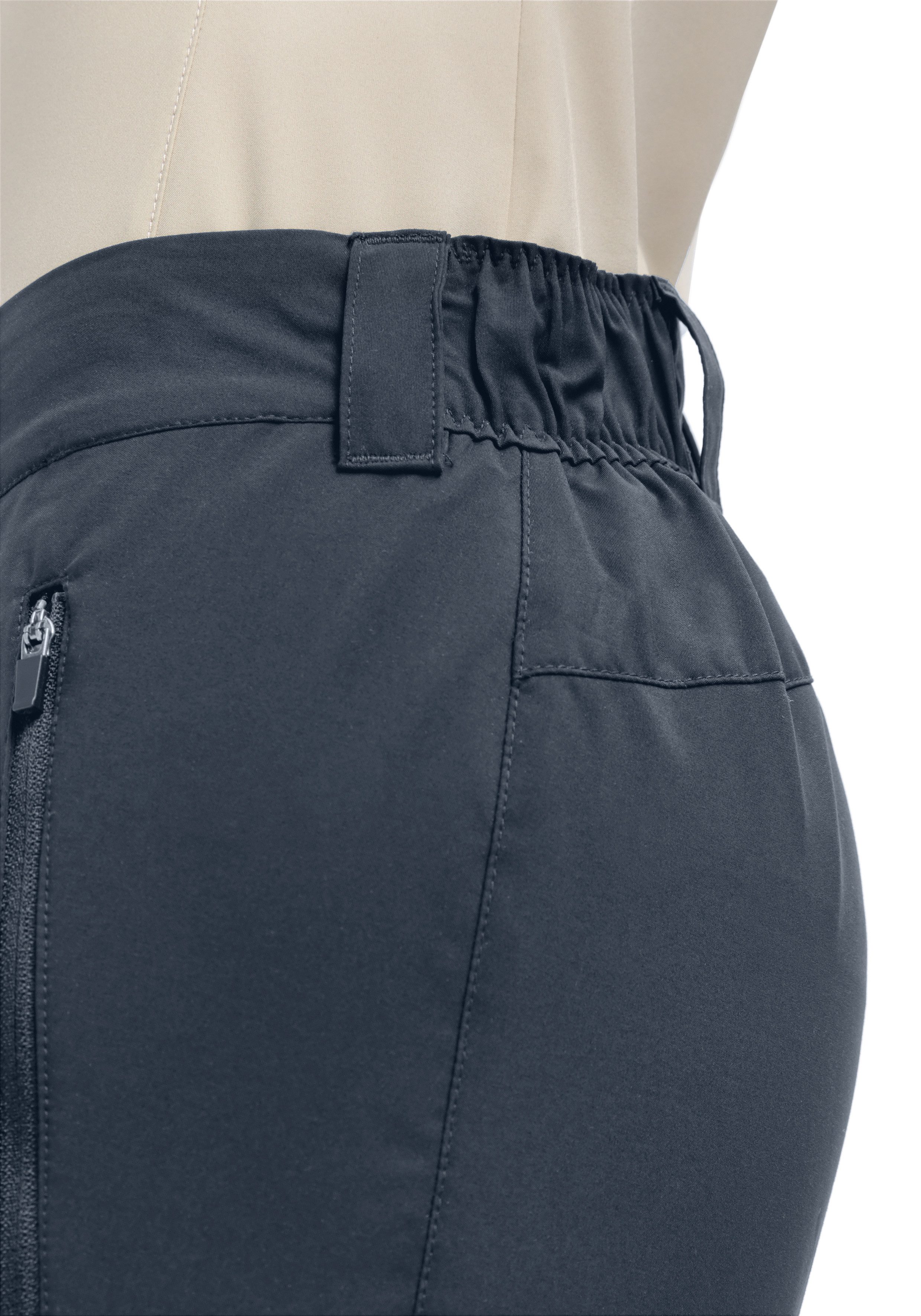 Maier Sports Outdoorbroek Lulaka loop Dames wandelbroek, functionele broek met zakken + riem, regular fit