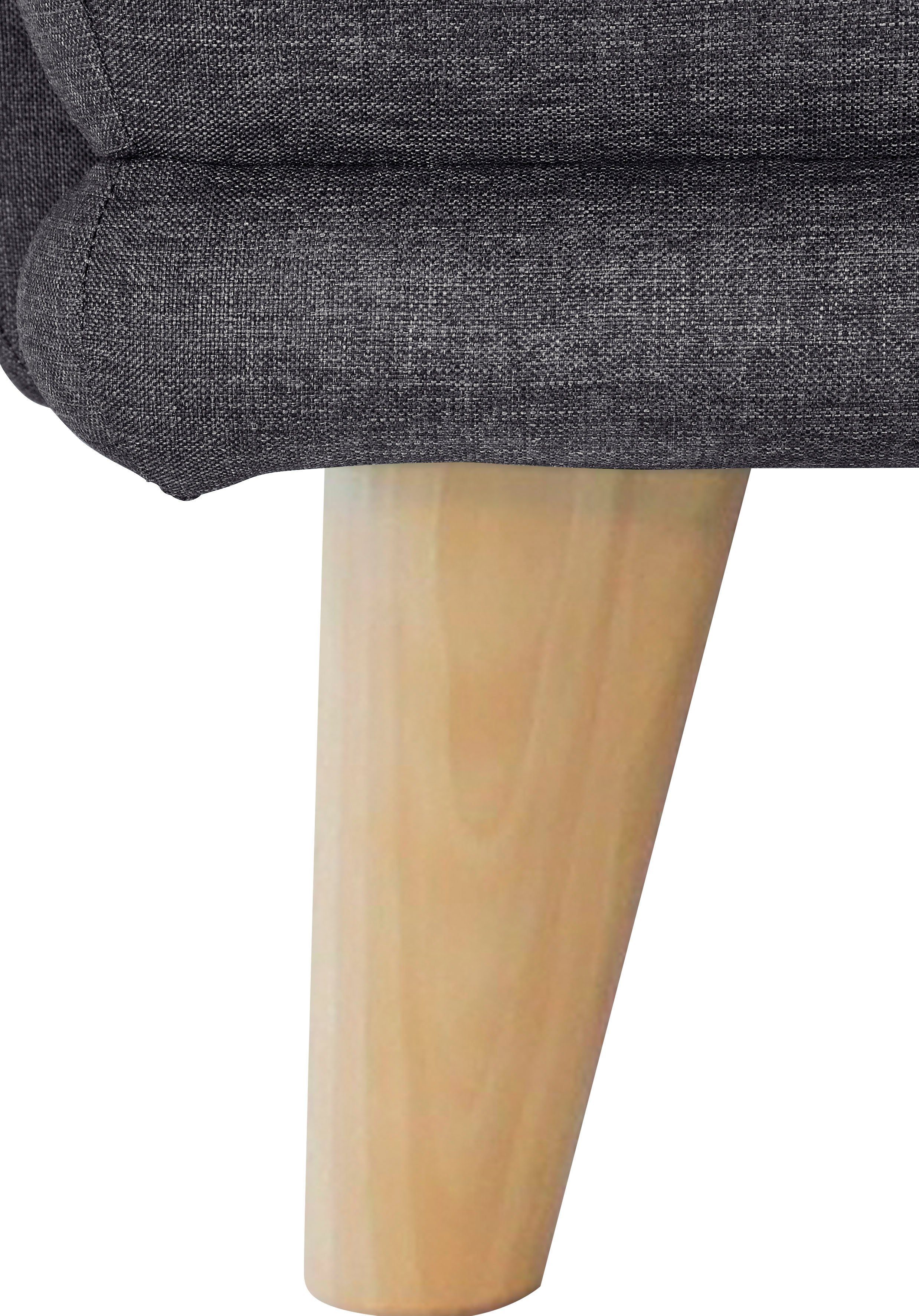 TRENDMANUFAKTUR 2-zitsbank Cecilia, Italiaans design, geweldige details hoog zitcomfort en extra comfortabele armleuningen