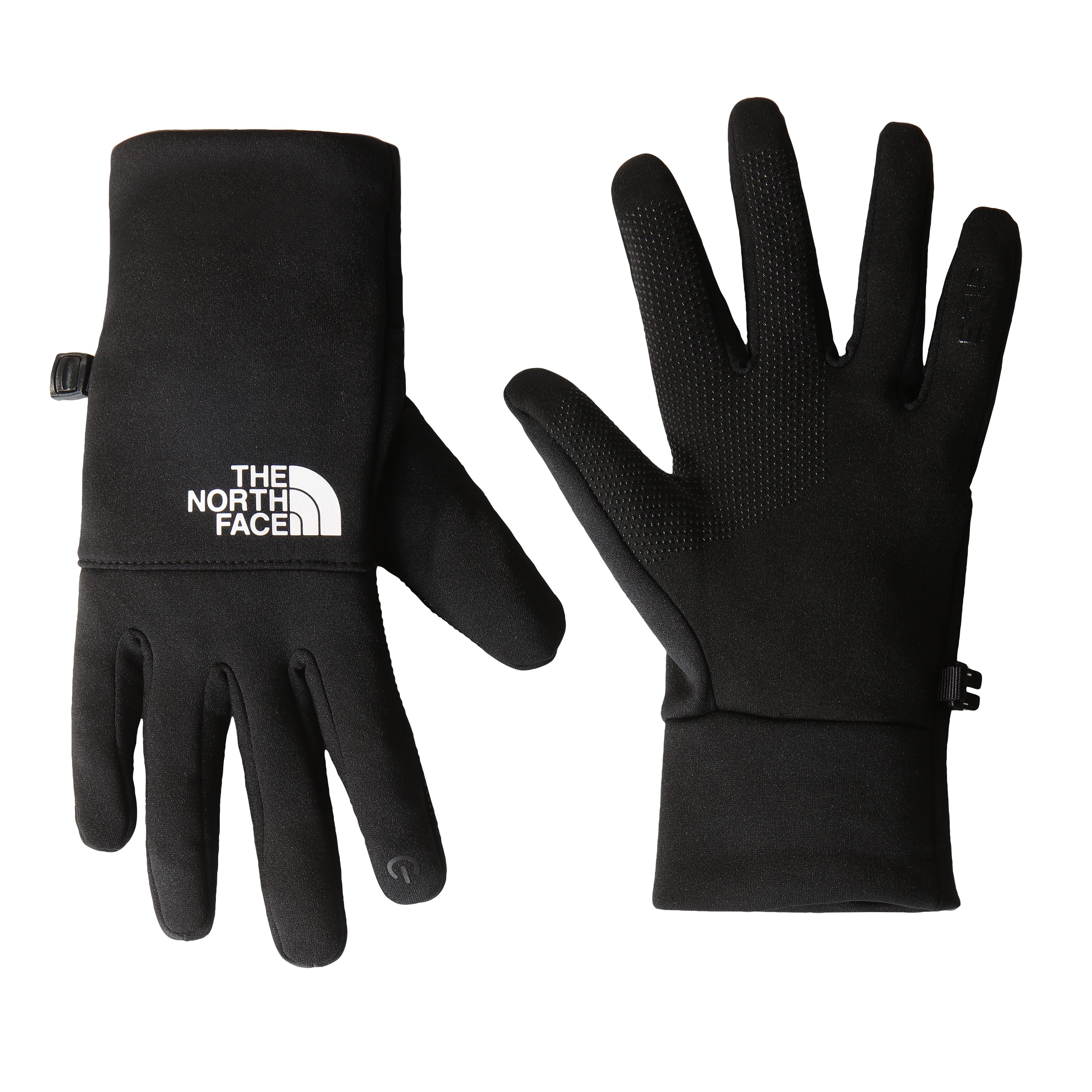 the north face running-handschoenen etip recycled glove zwart