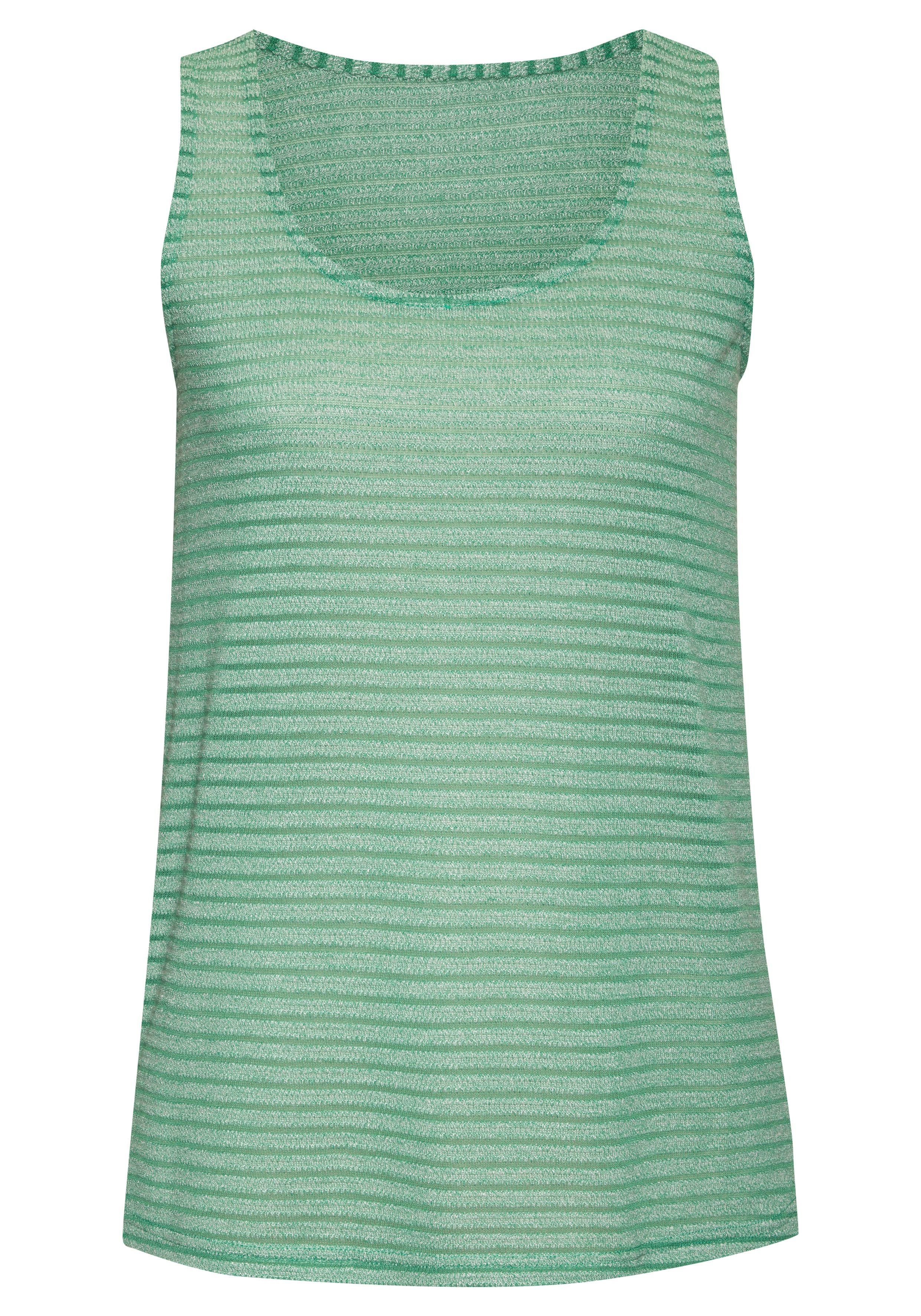 Vivance Top In streepoptiek van luchtige jacquard brei (Set van 2)