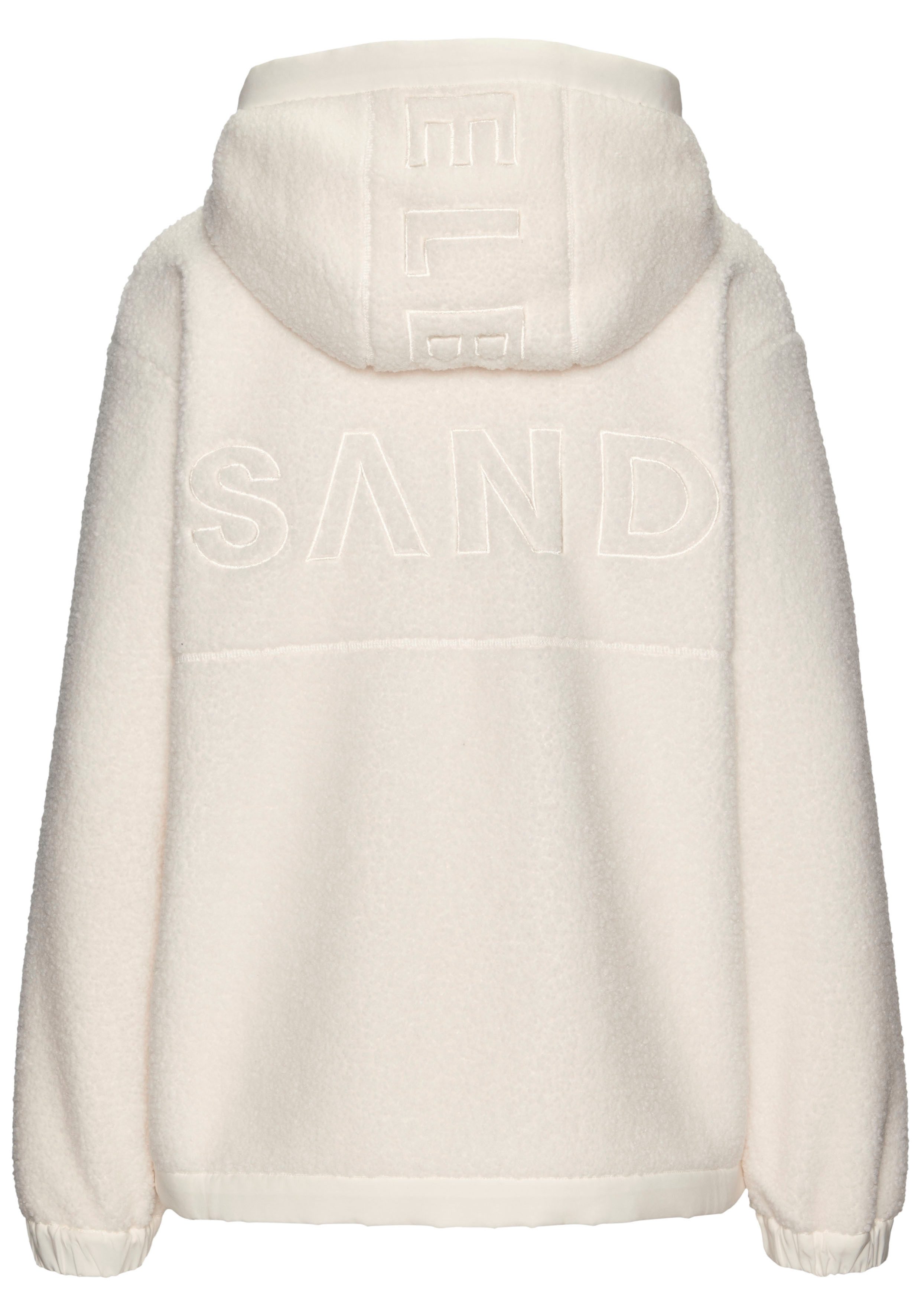Elbsand Fleecejack met een capuchon