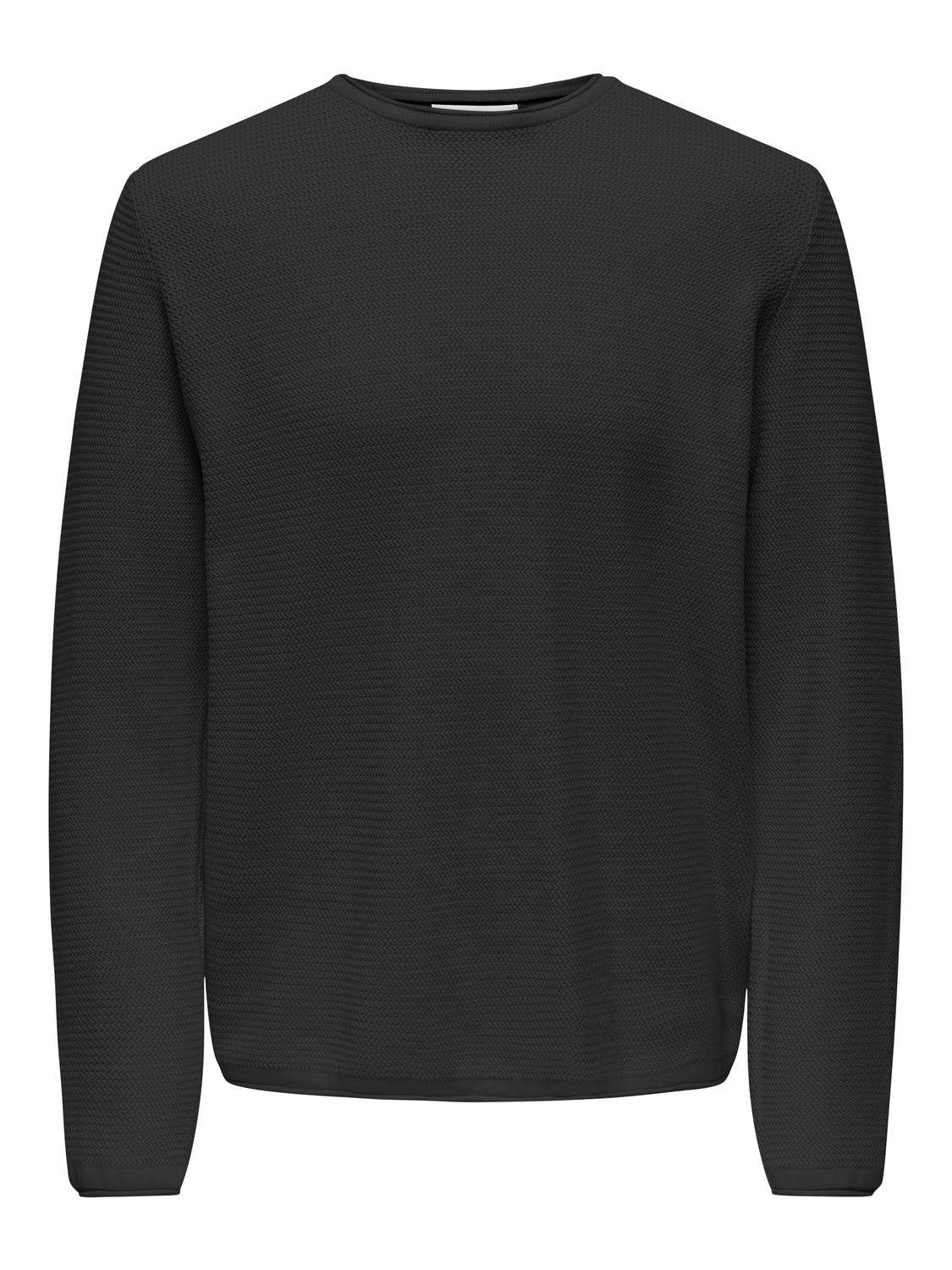 ONLY & SONS Gebreide trui ONSERIC REG 12 STRUC CREW KNIT