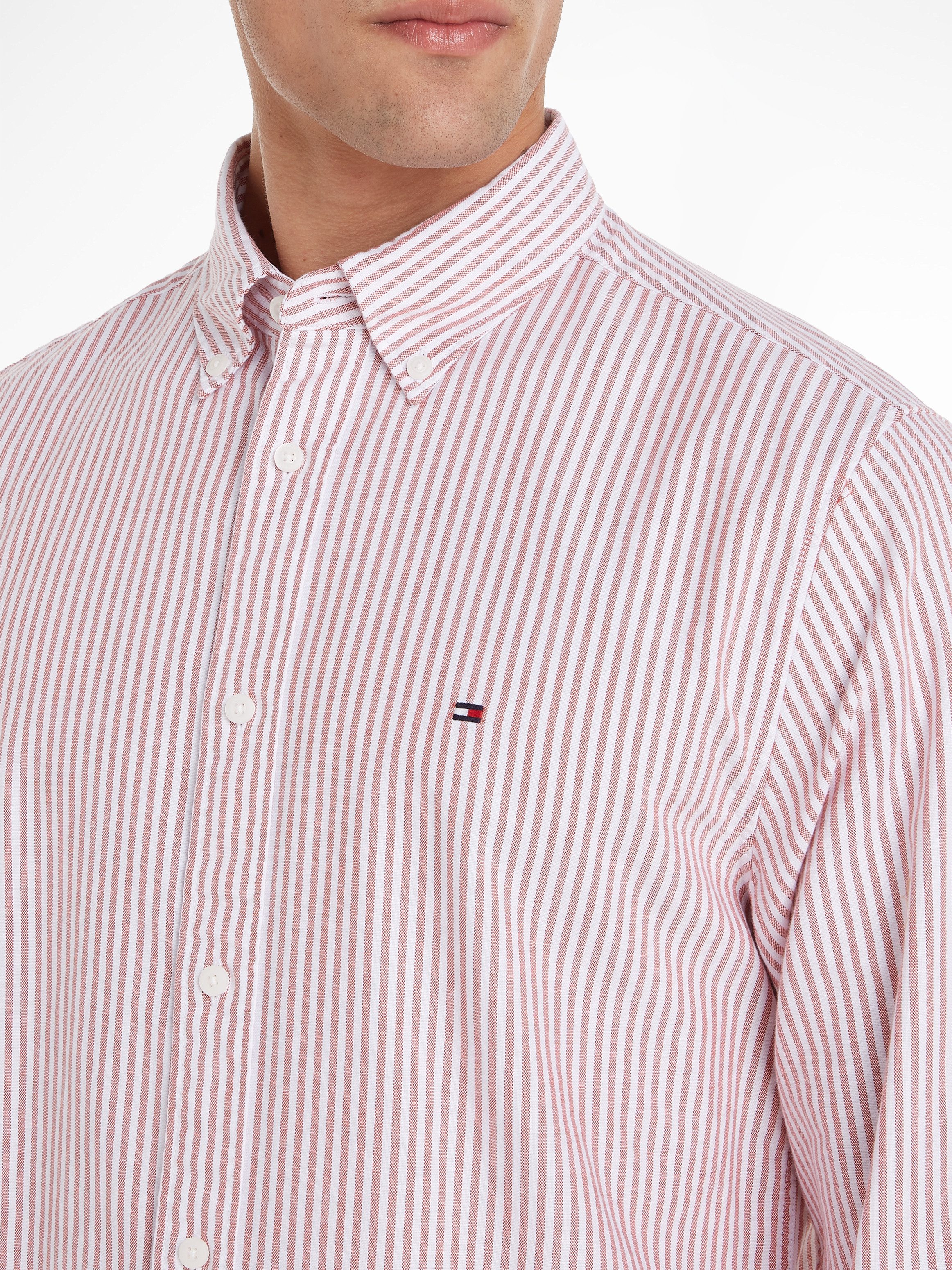 Tommy Hilfiger Overhemd met lange mouwen HERITAGE OXFORD STRIPE RF SHIRT