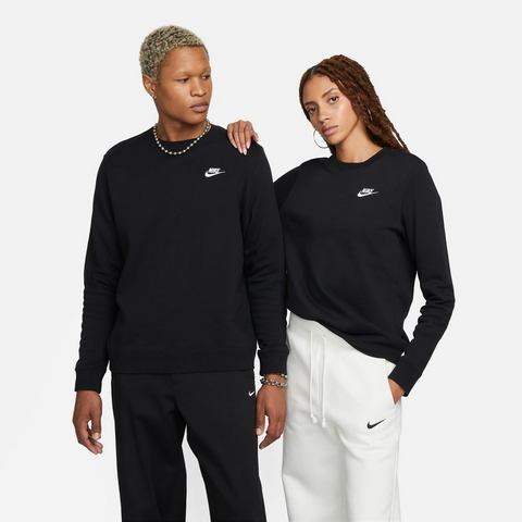 Nike Nike sportswear club fleece crew sweater zwart dames dames