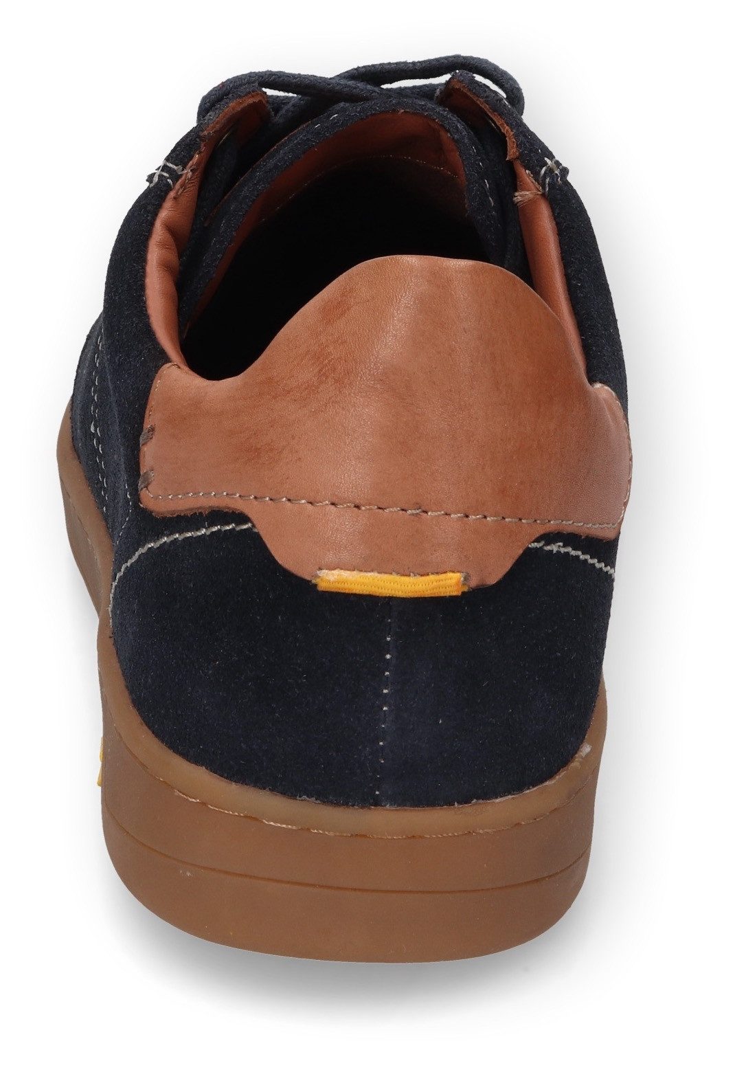 camel active Sneakers , retro sneaker, veterschoen met sierstiksels