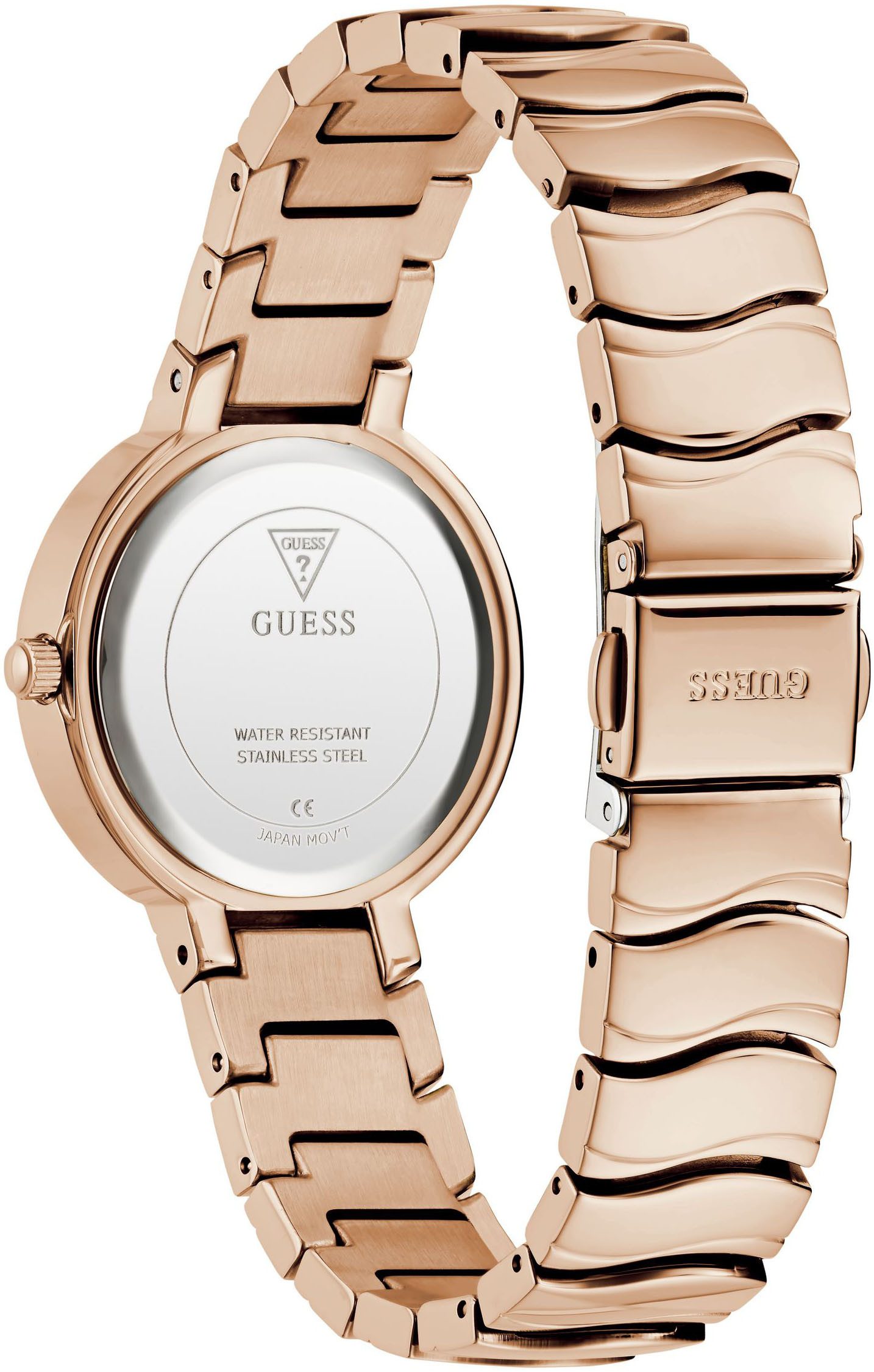 Guess Kwartshorloge Lagune Horloge, dameshorloge, stalen armband
