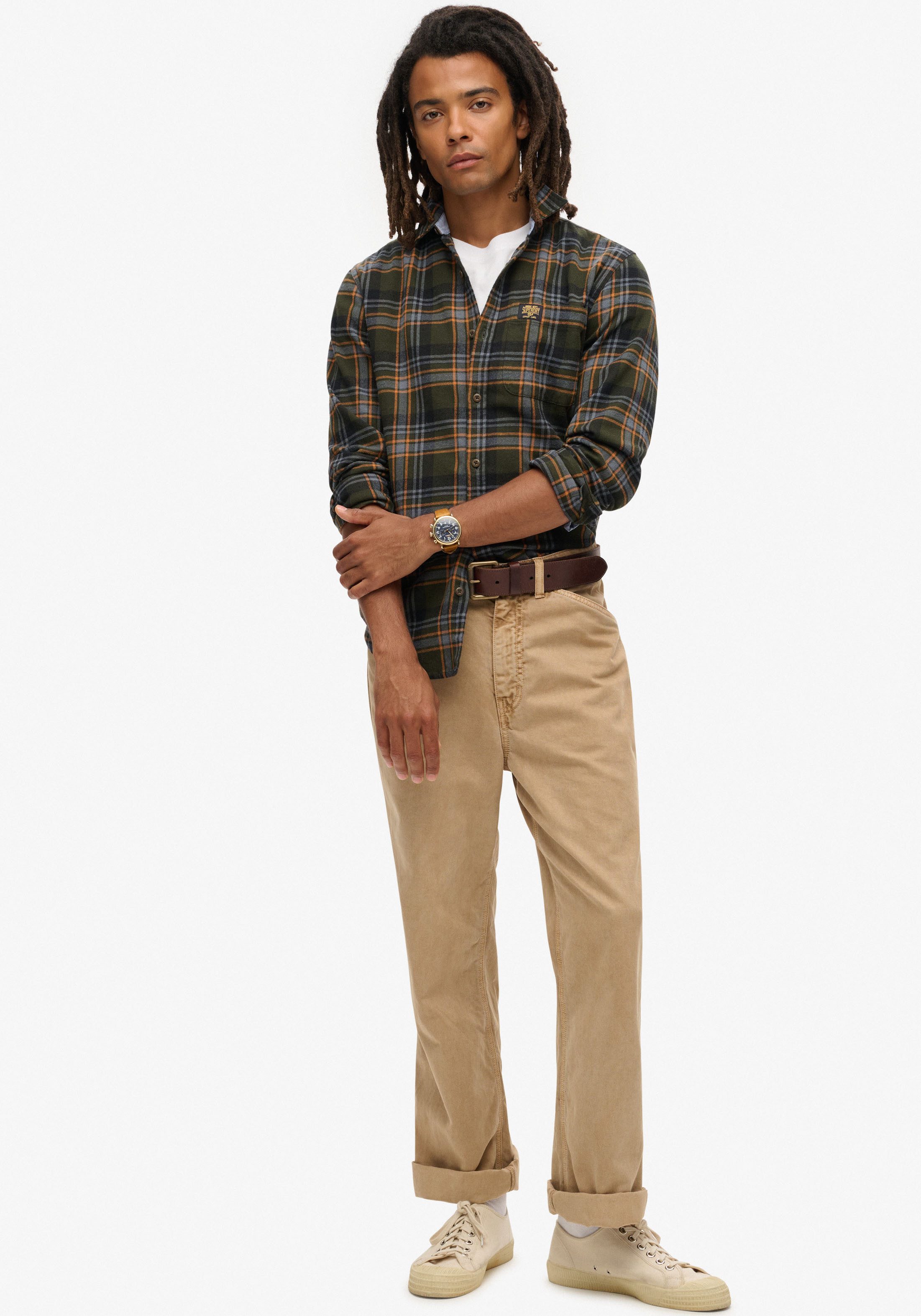 Superdry Overhemd met lange mouwen Organic Cotton Lumberjack Check Shirt