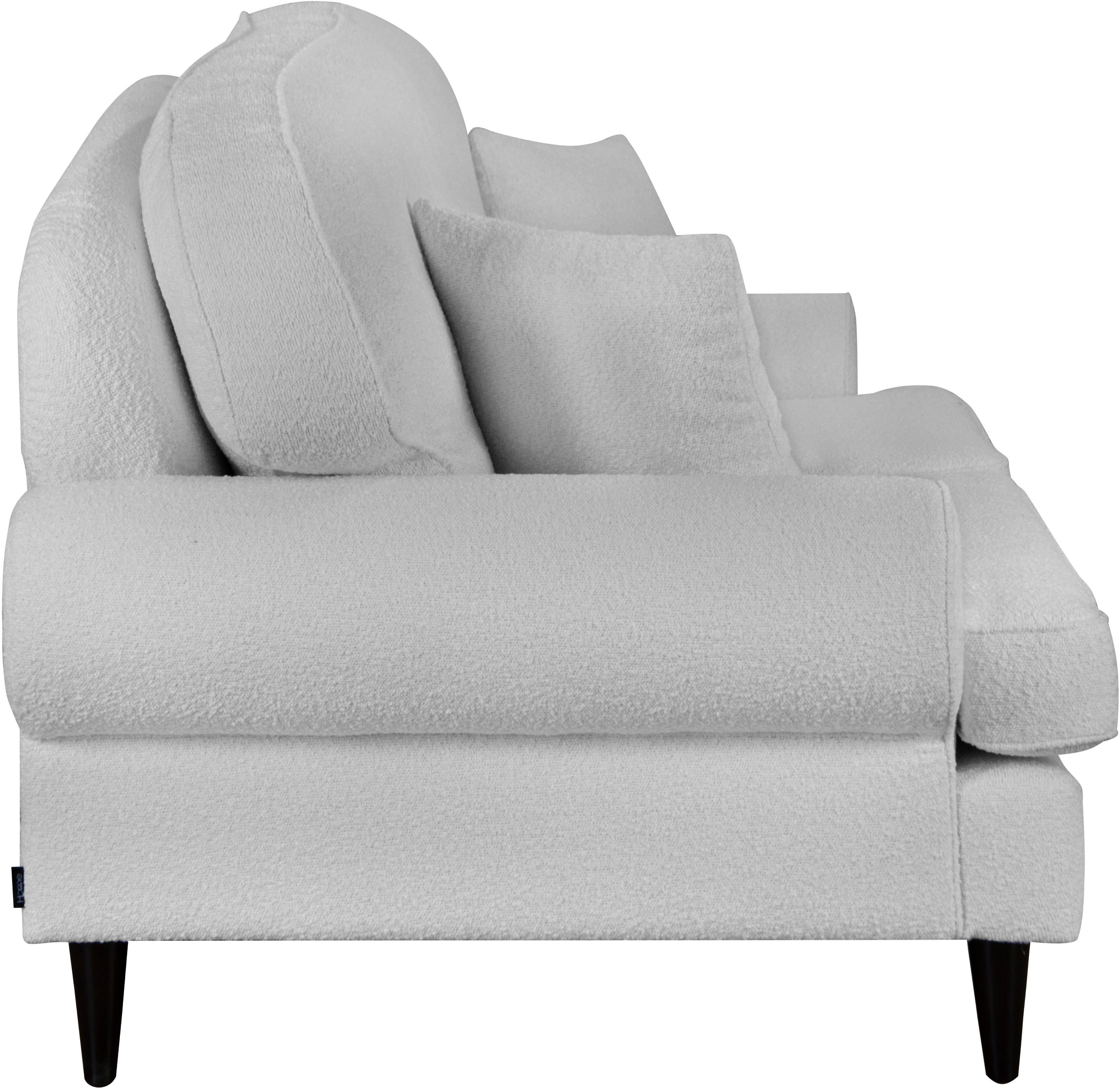Home affaire 3-zitsbank Vitreux ook in bouclé-bekleding, incl. sierkussen