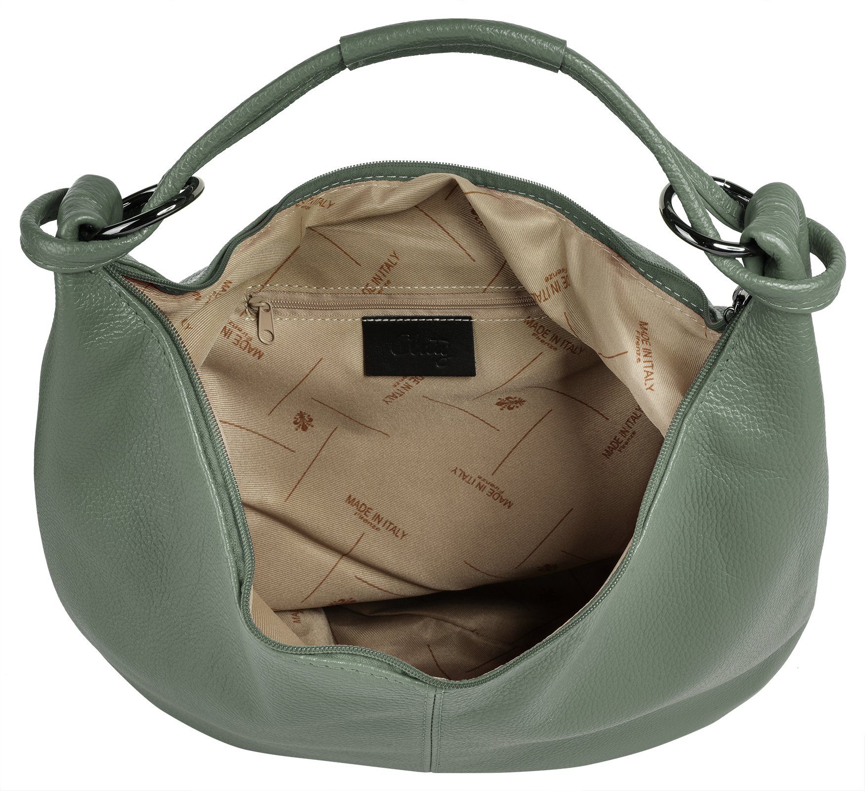 Cluty Shopper echt leer, made in italy