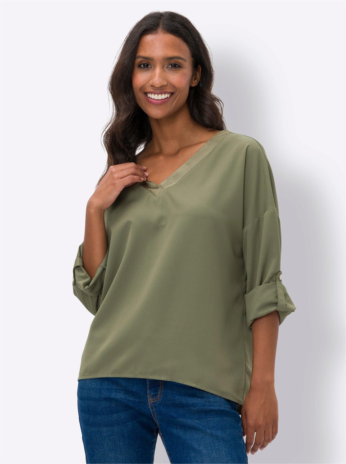 heine Blouse met lange mouwen