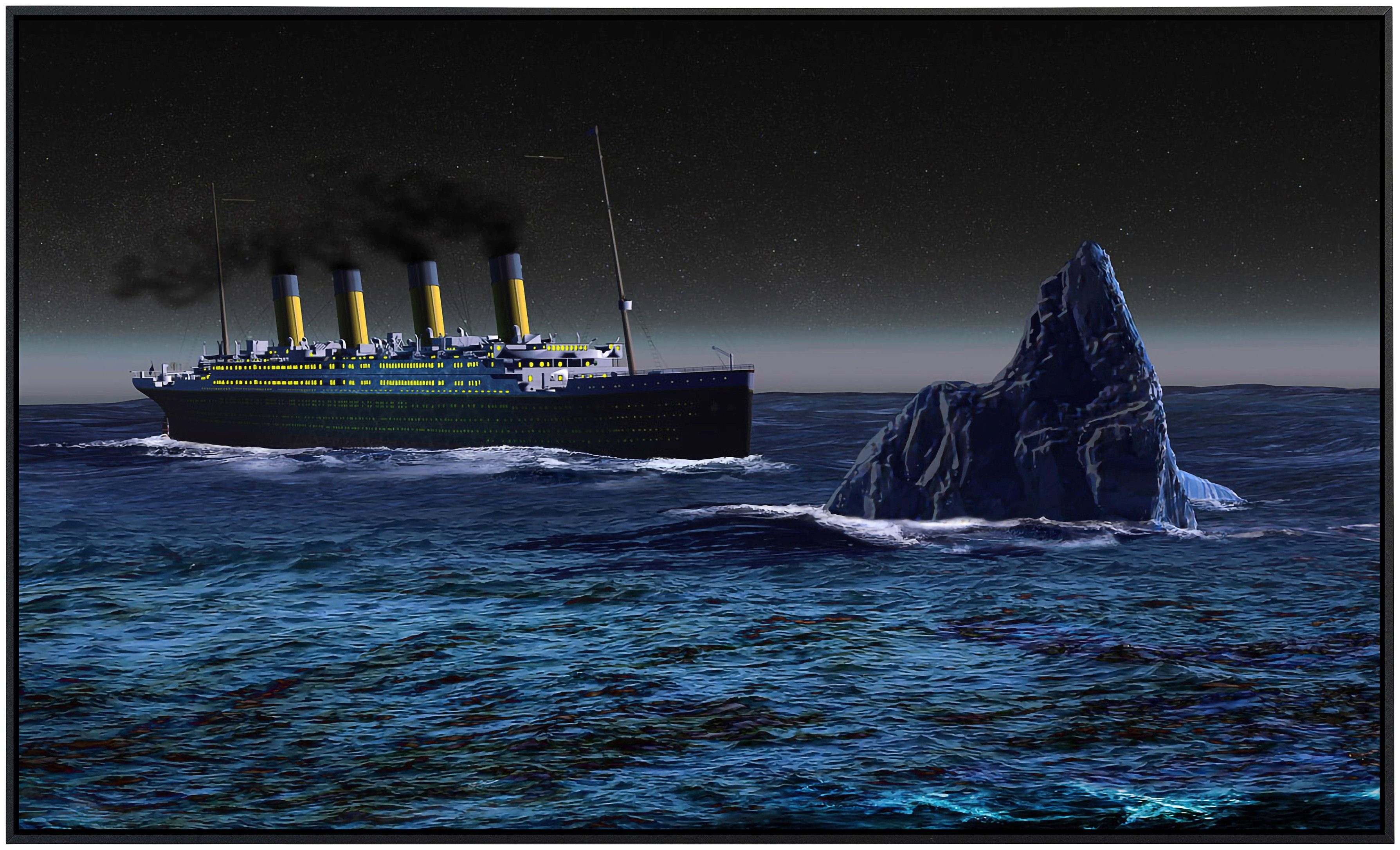 Papermoon Infraroodverwarming Titanic met ijsberg zeer aangename stralingswarmte