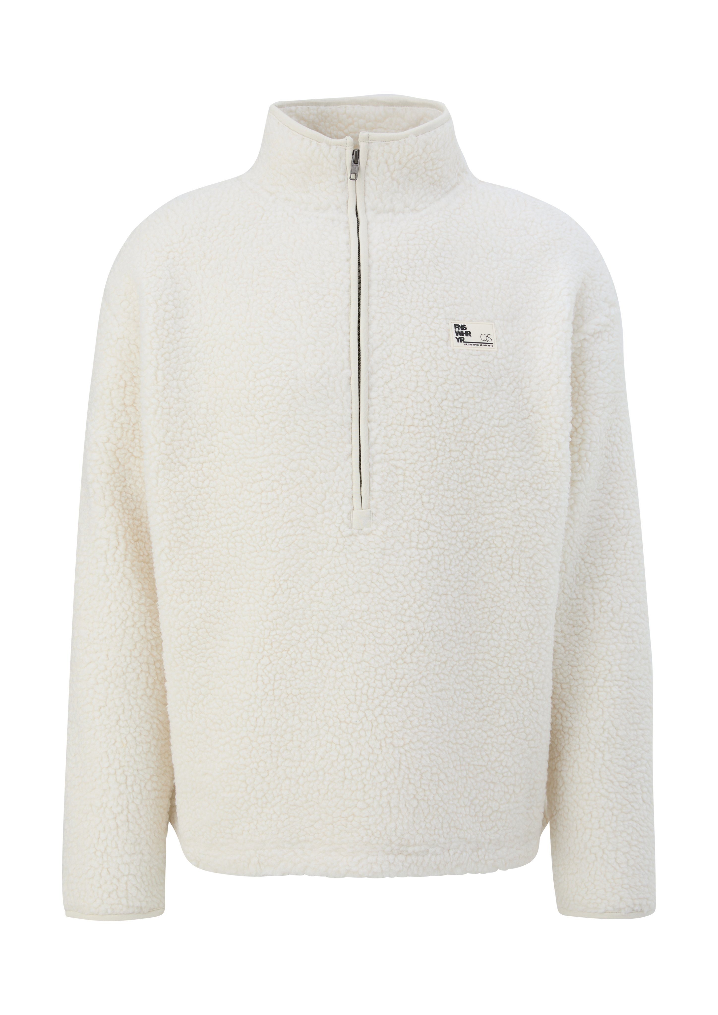 Q/S designed by Sweatshirt met merk-patch