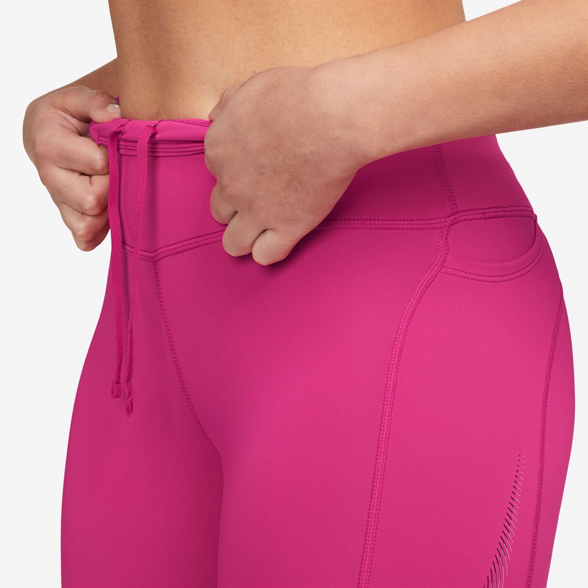 Nike Runningbroek FAST SWOOSH WOMEN'S MID-RISE / LEGGINGS