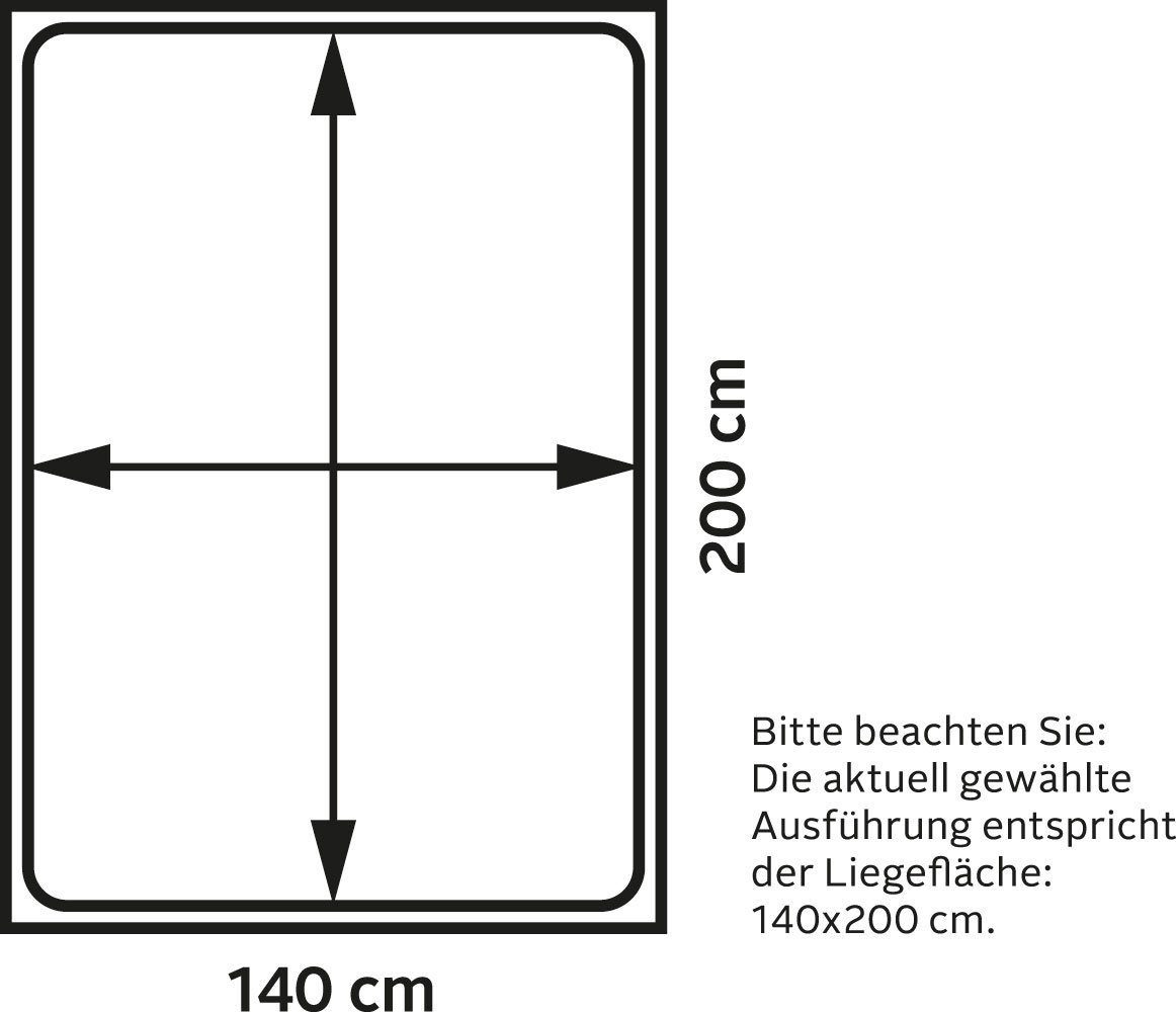 Westfalia Polsterbetten Boxspring naar keuze met bedkist
