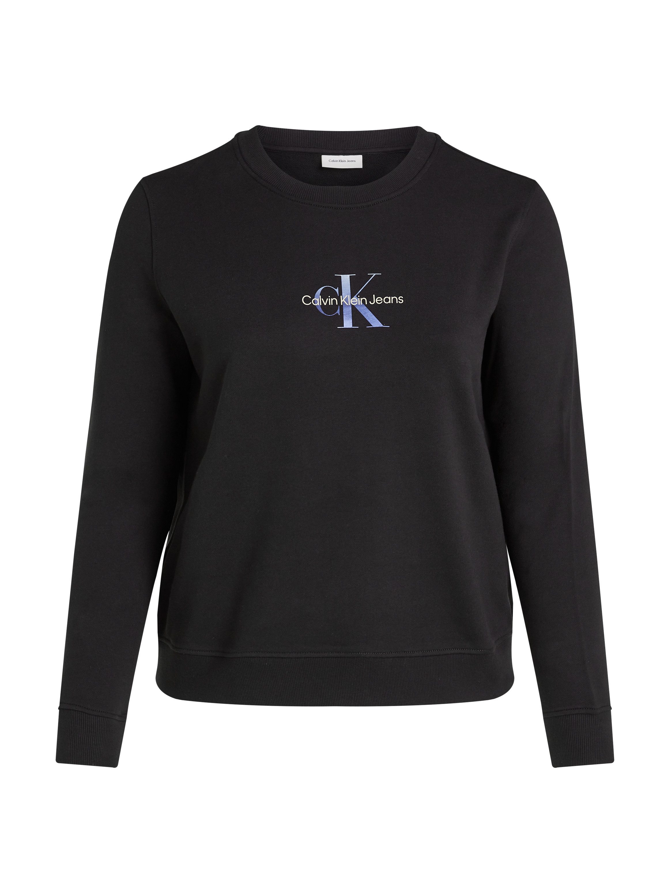 Calvin Klein Jeans Plus Sweatshirt PLUS GRADIENT MONOLOGO CREWNECK