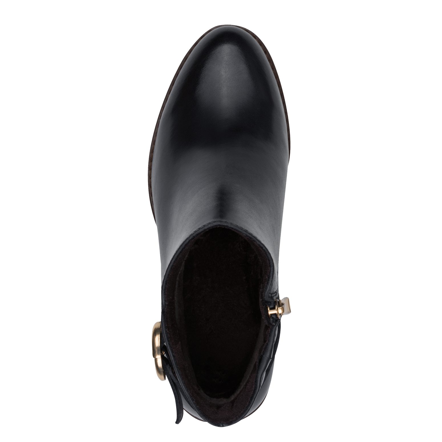 Marco Tozzi Laarsjes , blokhak, business schoen met praktische binnenritssluiting