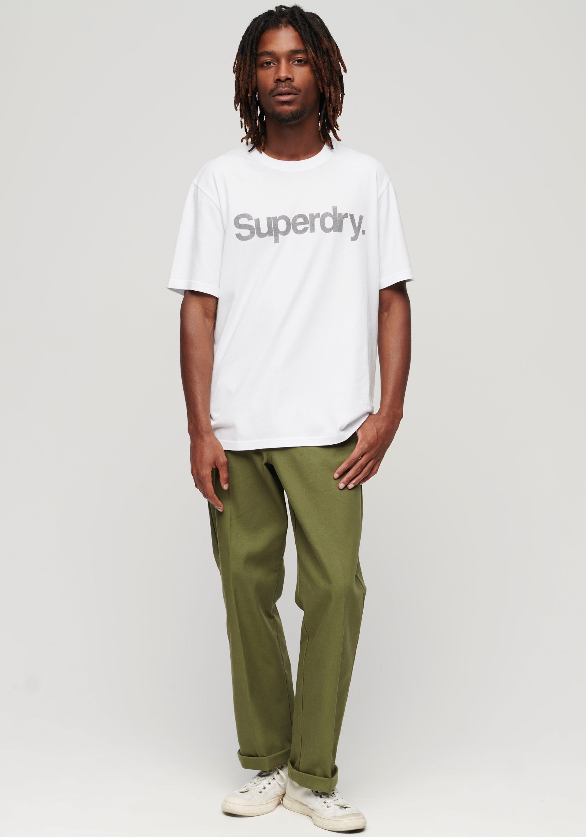 Superdry T-shirt CORE LOGO CITY LOOSE TEE