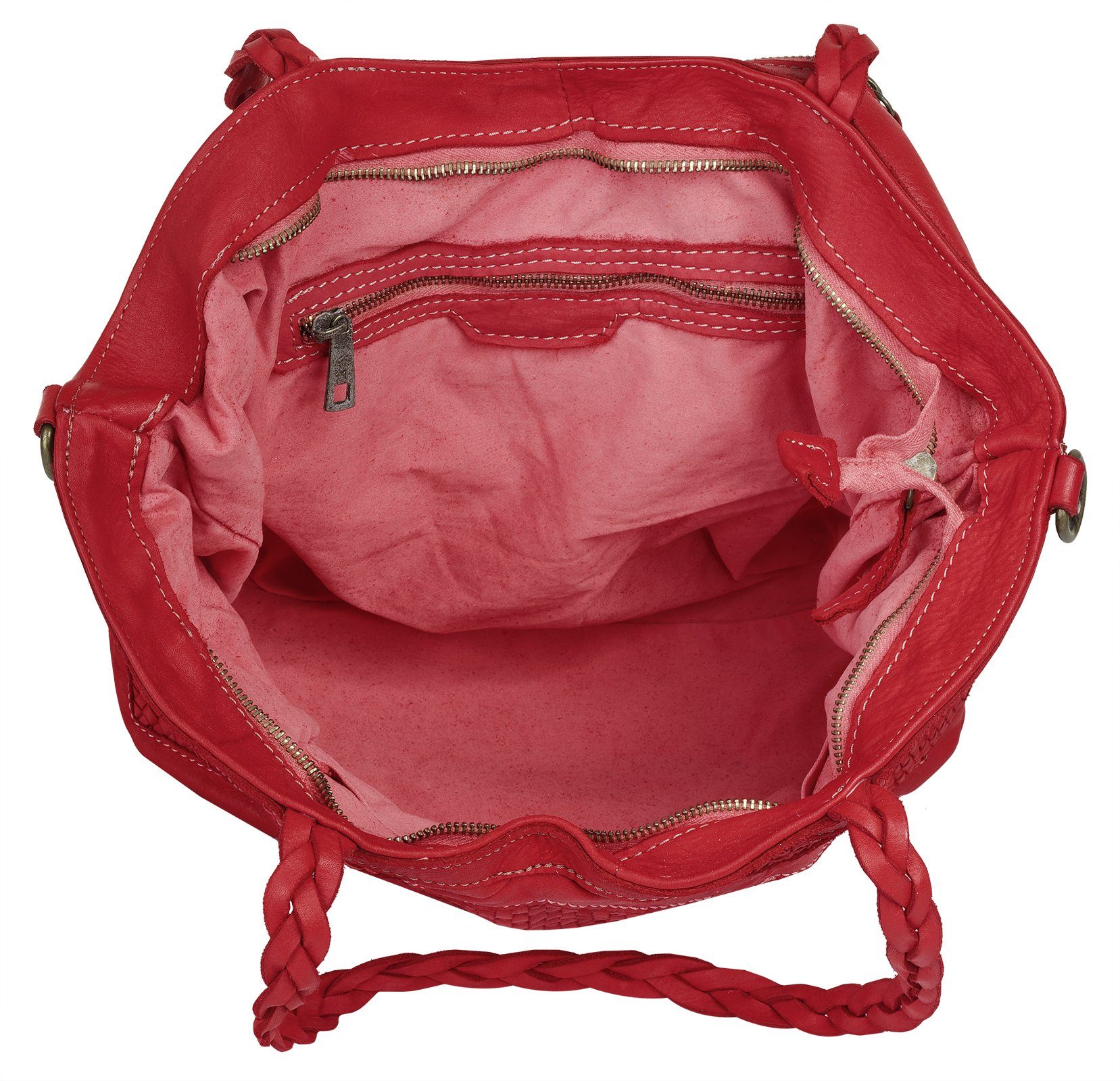 Samantha Look Shopper echt leer, made in italy